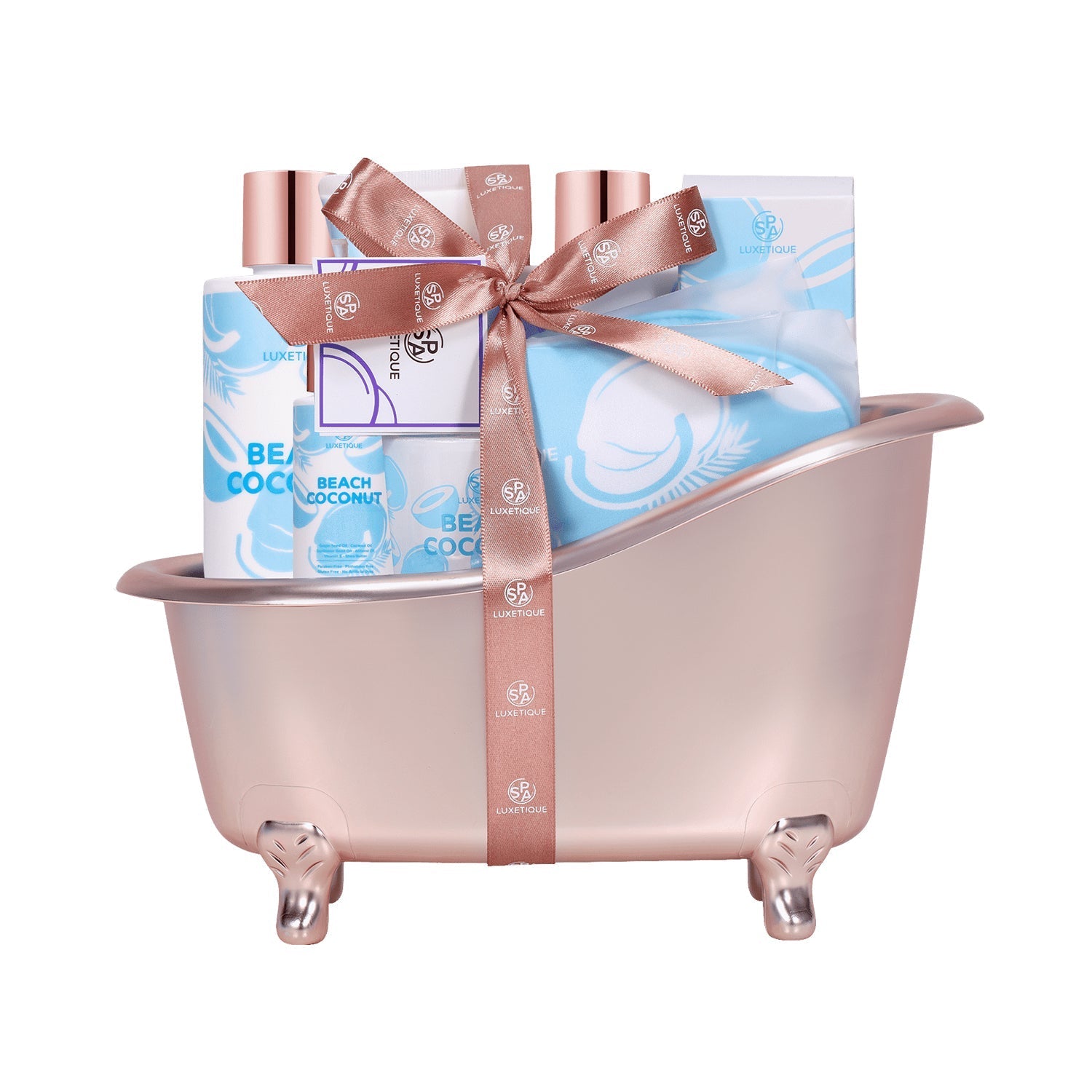 Beach Coconut Gift Set, Holiday Gift Ideas, Gift For Friends Body & Earth Inc