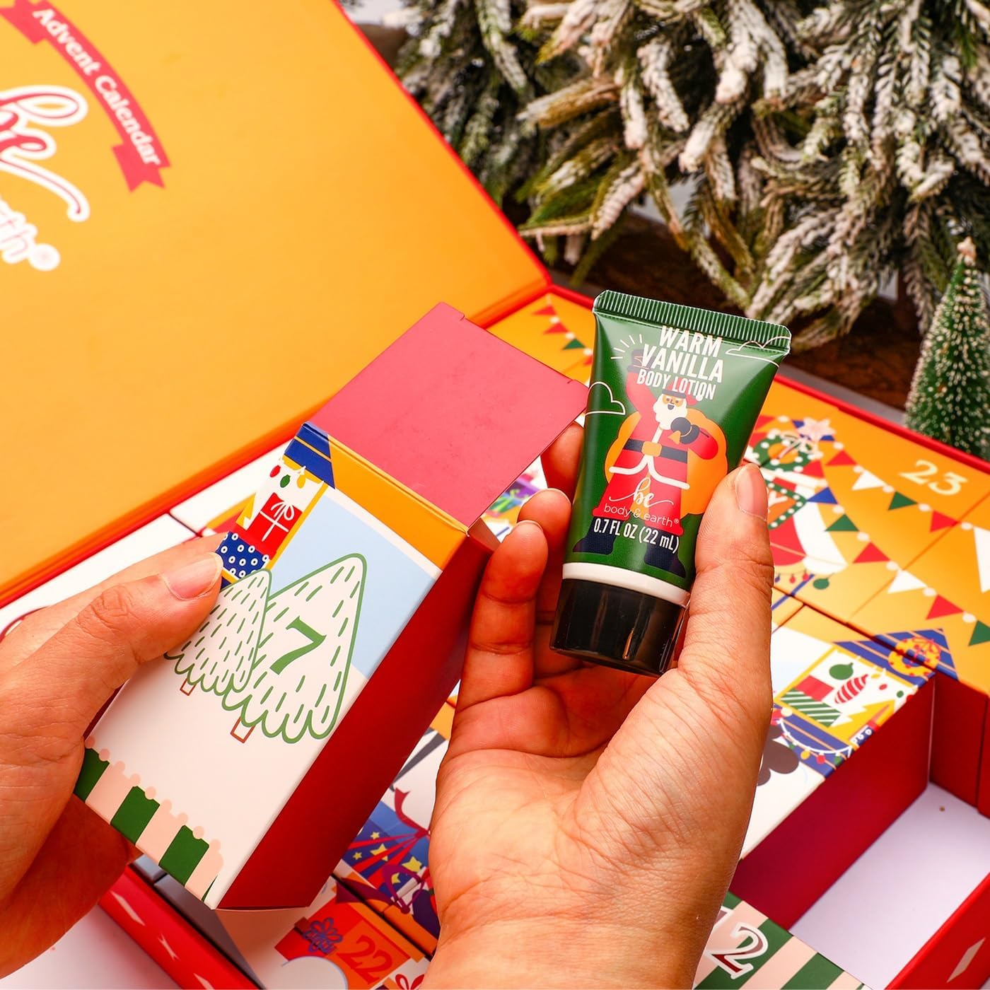 Body & Earth Christmas Gift Sets 24 Days of Christmas Advent Calendar Gifts Sets