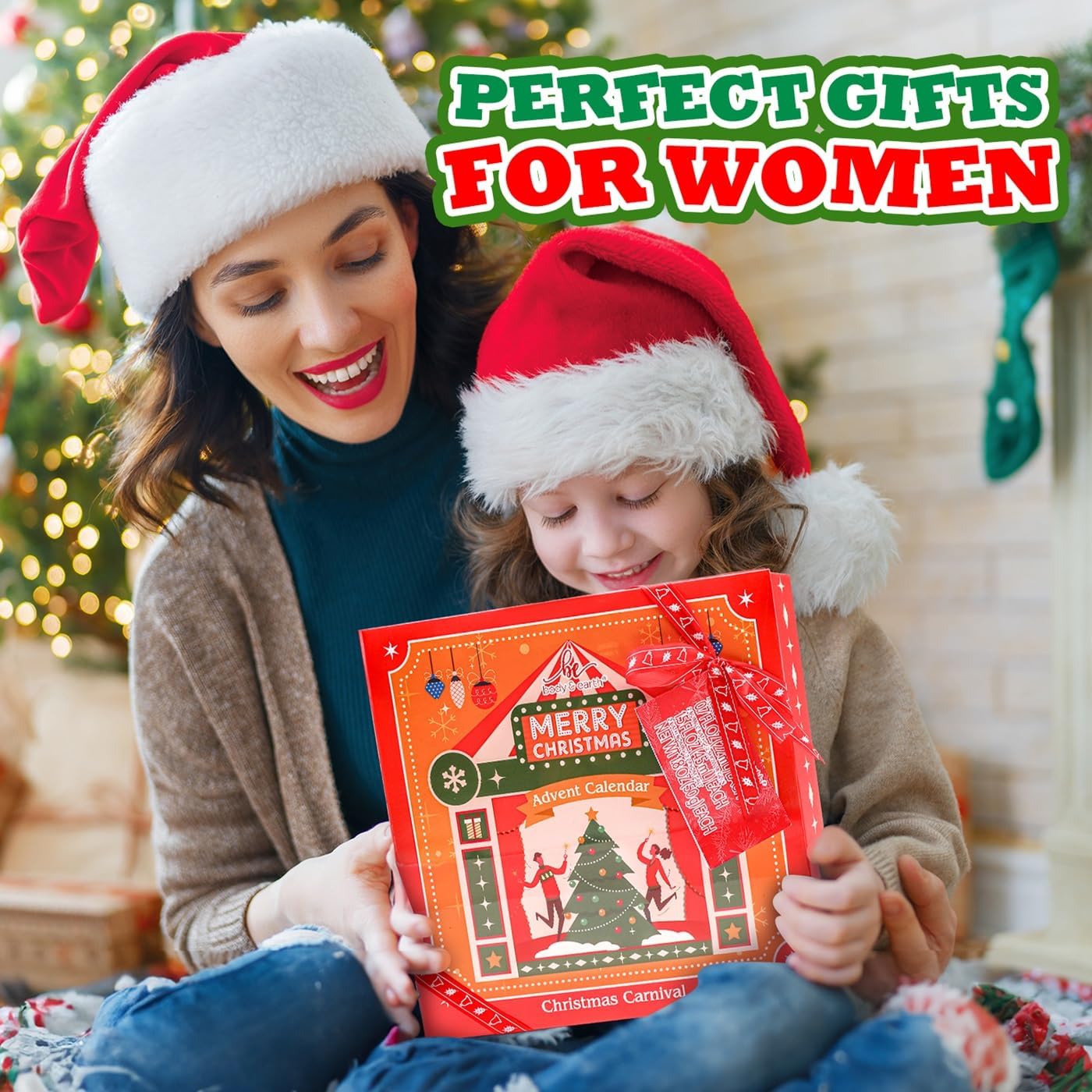 Body & Earth Christmas Gift Sets 24 Days of Christmas Advent Calendar Gifts Sets