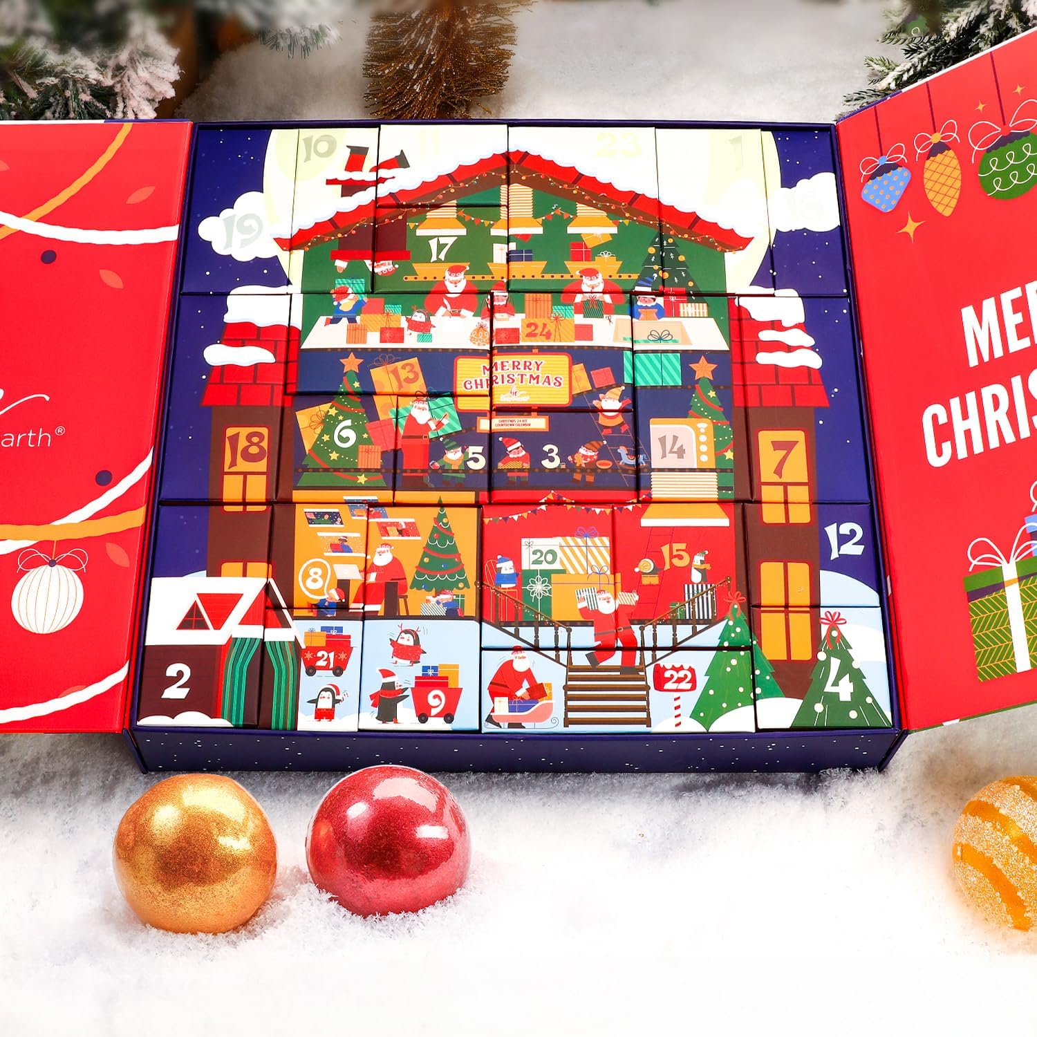 Body & Earth Christmas Gift Sets Advent Calendar 2024 - Christmas Gift Sets for Women