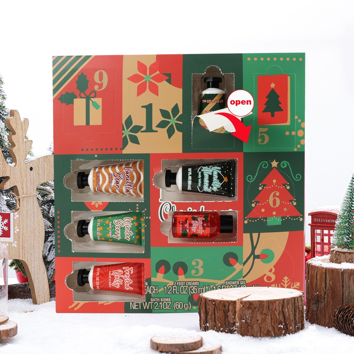 Body & Earth Christmas Gift Sets Body & Earth Christmas 12pcs Advent Calendar 2024