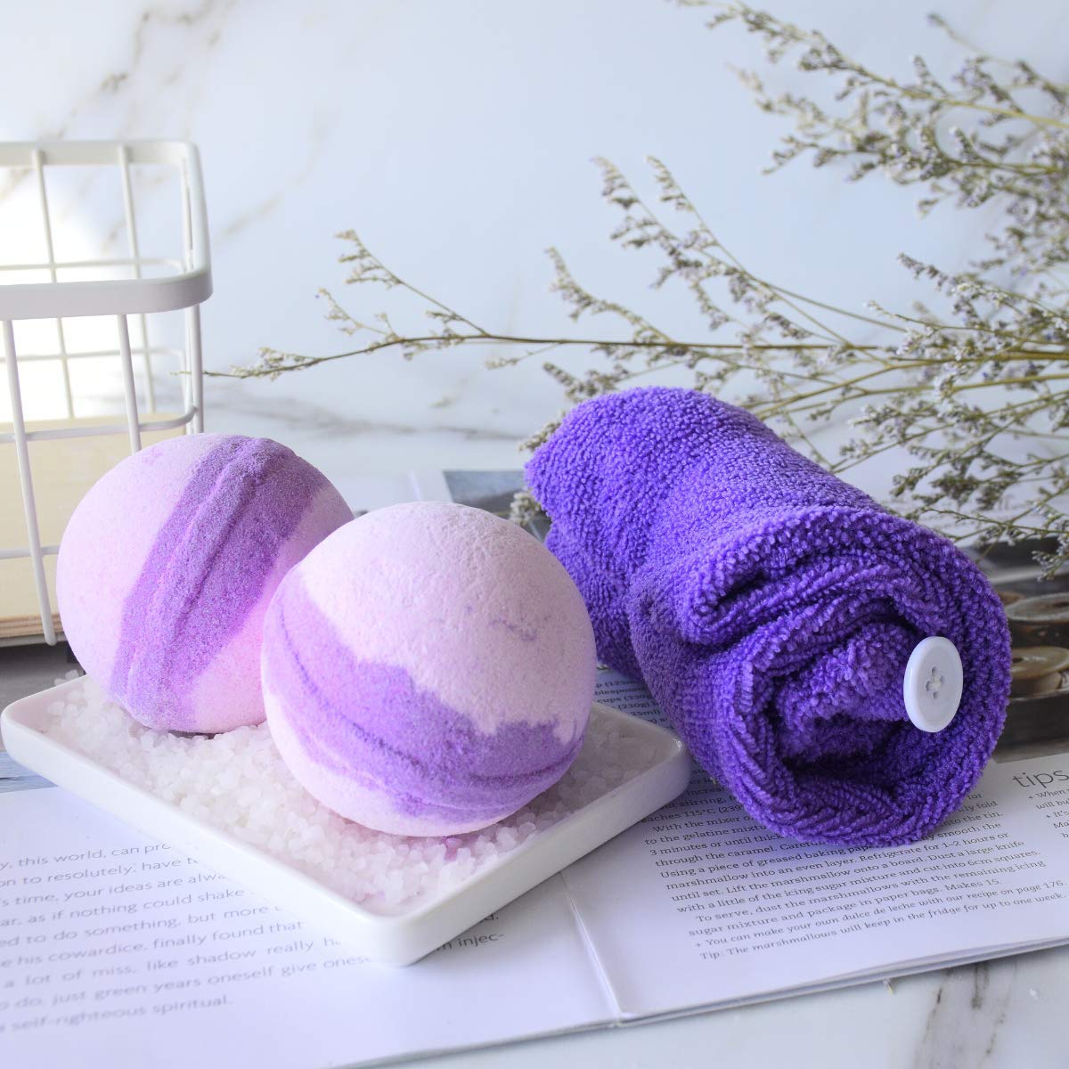 Body & Earth Gift Sets New Lavender Bath & Shower Gift Basket
