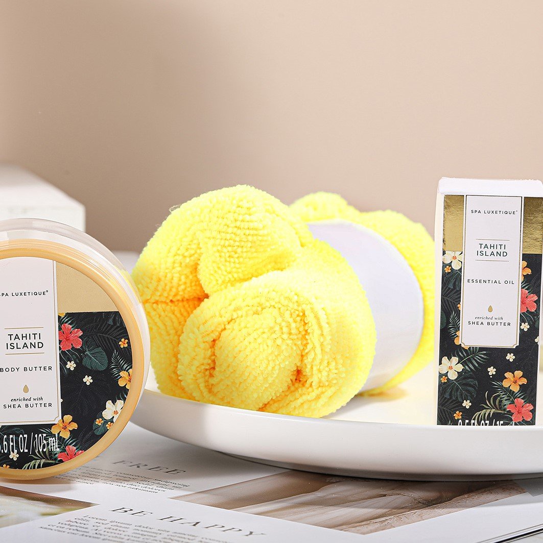 Body & Earth Gift Sets New Tahiti Island Fashion Bath Set Tote