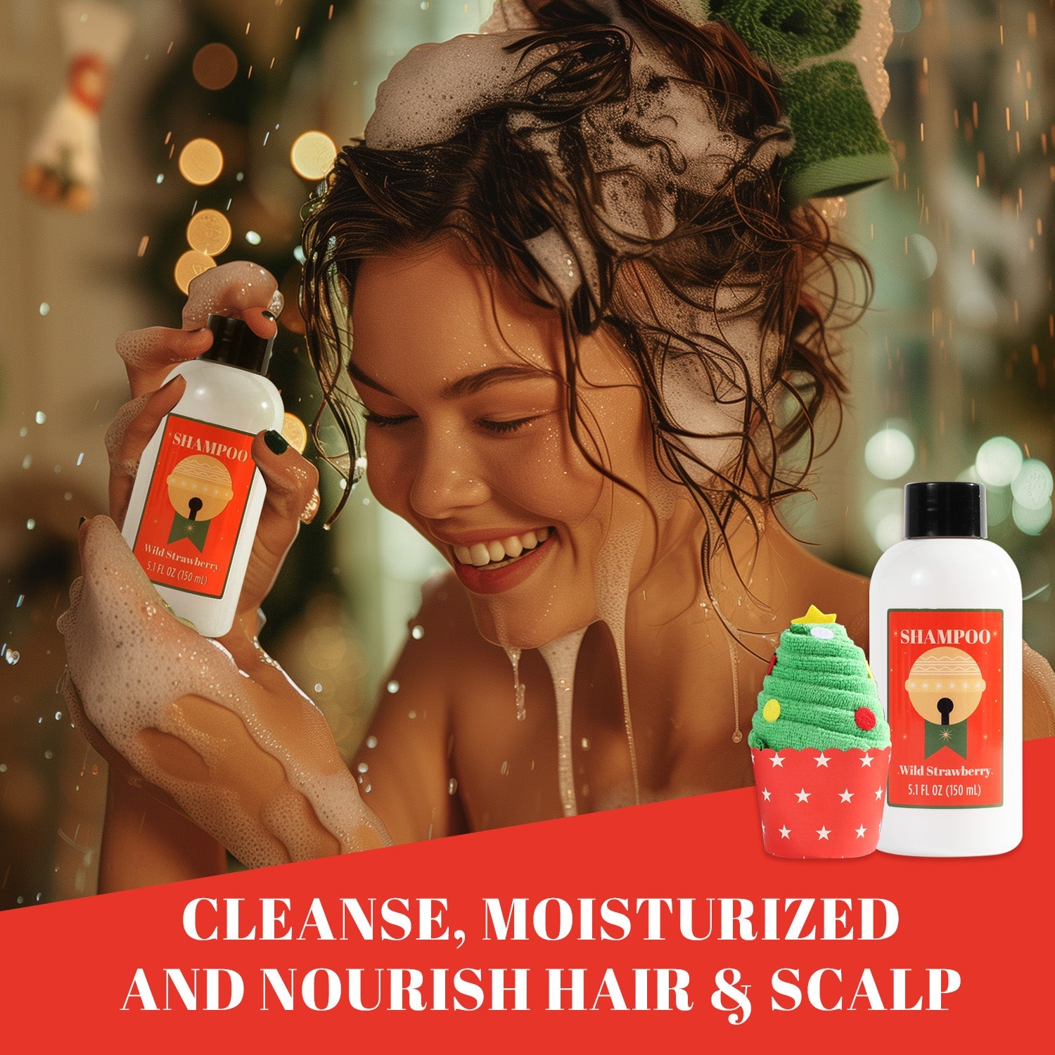 Body & Earth Inc 6 Pcs Spa Bath Gift Set for Christmas