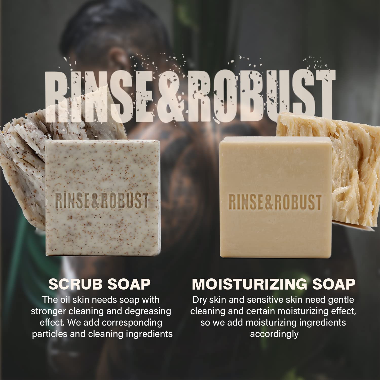 Body & Earth Inc 6Pack Moisturizing & Exfoliating Oatmeal Scrub Soap