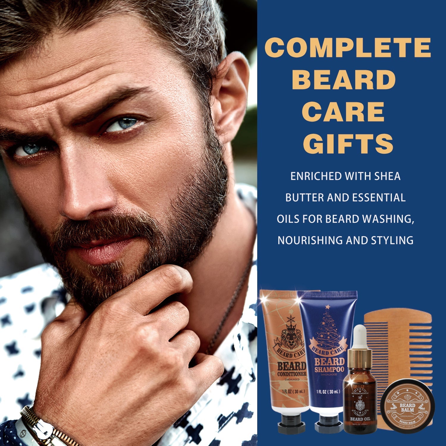 Body & Earth Inc Advent Calendar 2024 Christmas Gifts Sets for Men, Countdown Surprise Xmas Gift Idea