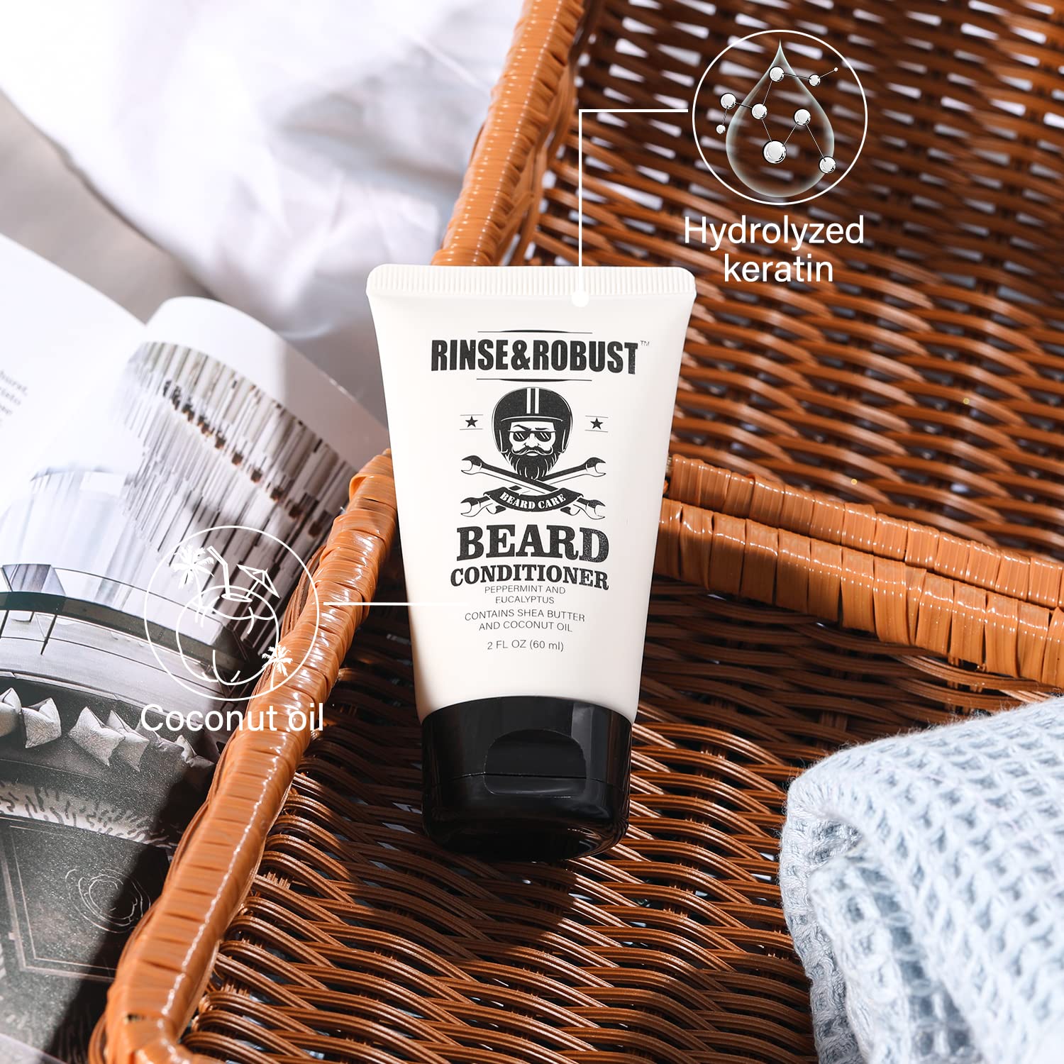 Body & Earth Inc Beard Growth Kit For Men Beard Care Set 8pcs