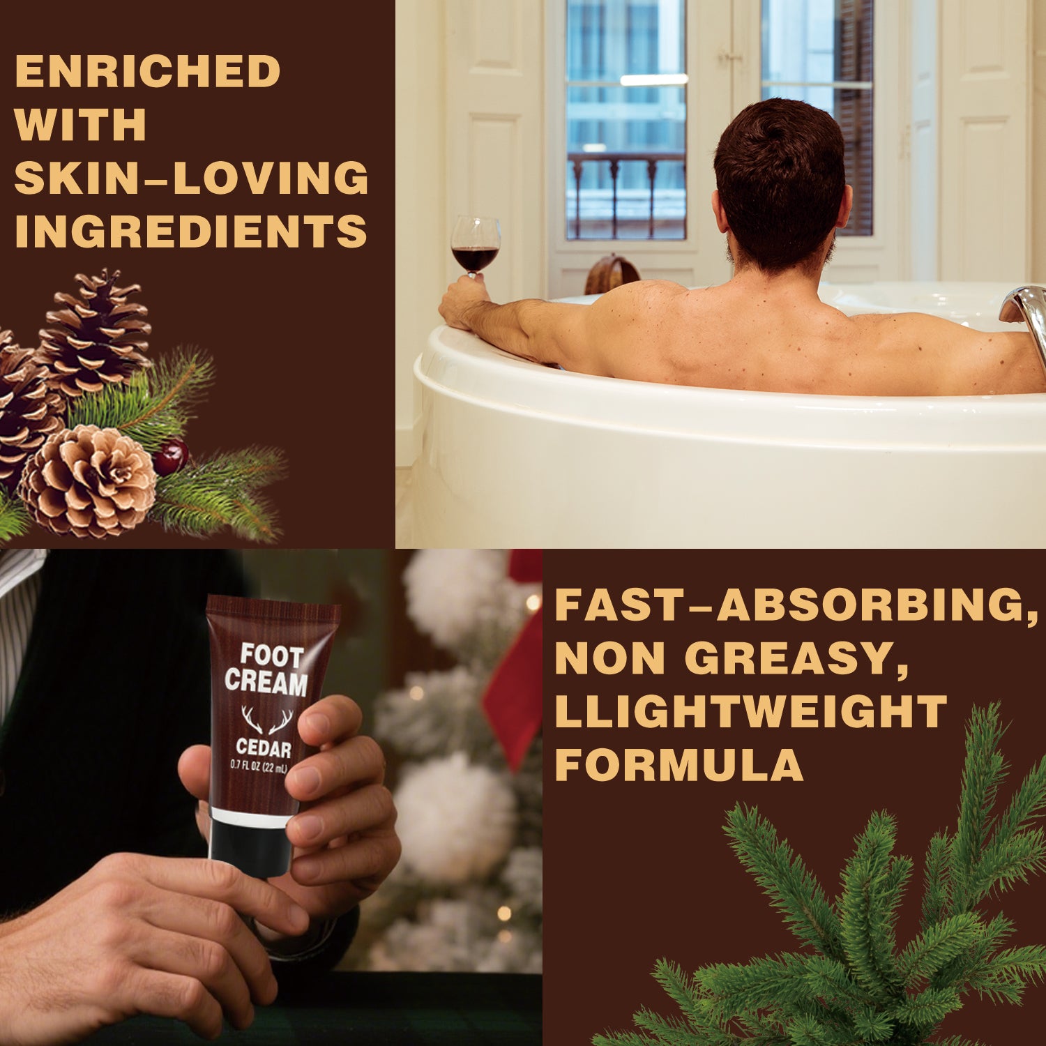 Body & Earth Inc Body & Earth Advent Calendar 2025 for Men Christmas Gift Sets - Beard Grooming Kits