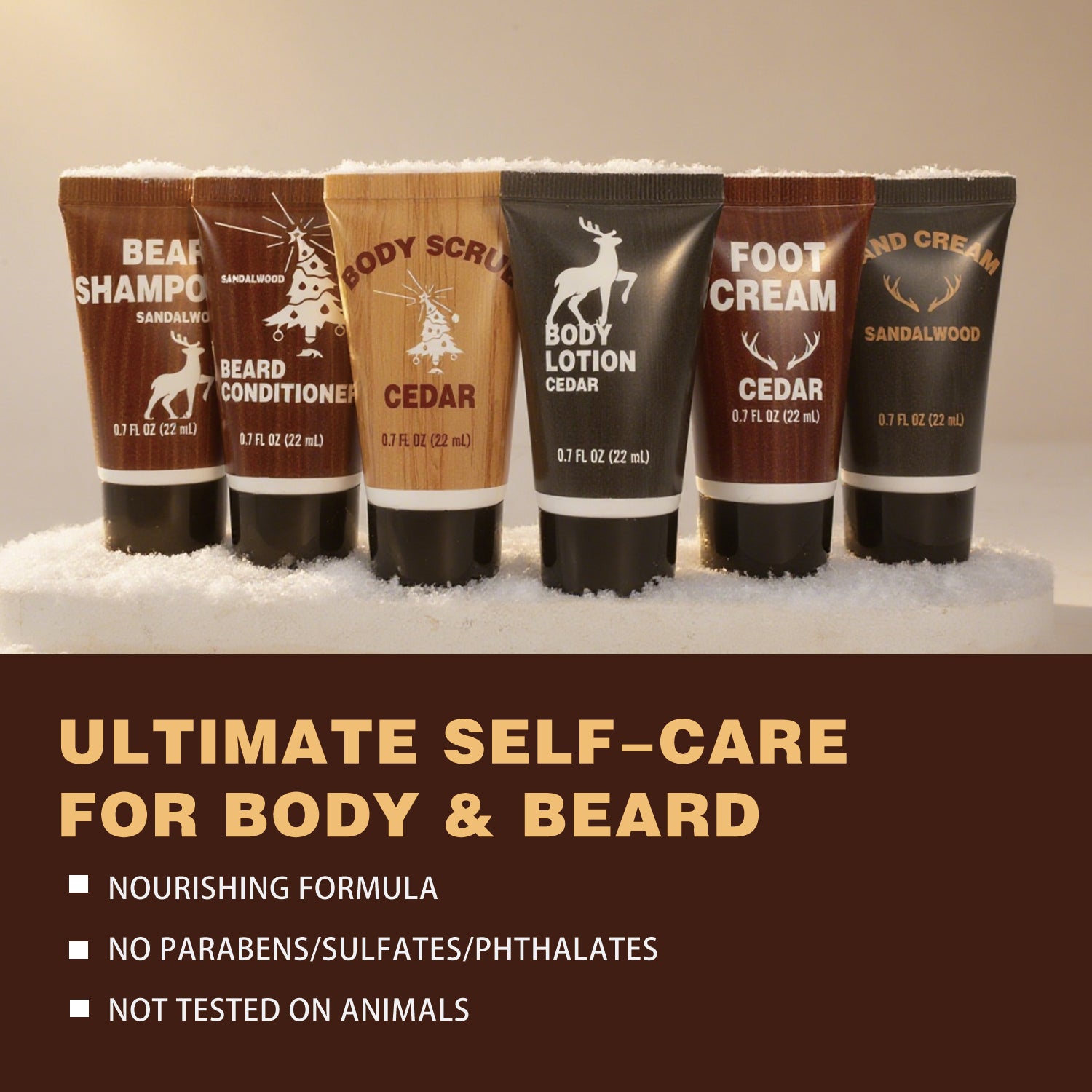Body & Earth Inc Body & Earth Advent Calendar 2025 for Men Christmas Gift Sets - Beard Grooming Kits