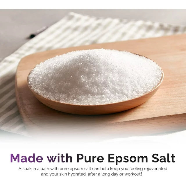 Body & Earth Inc Bubble Foaming Bath with Pure Epsom Salt