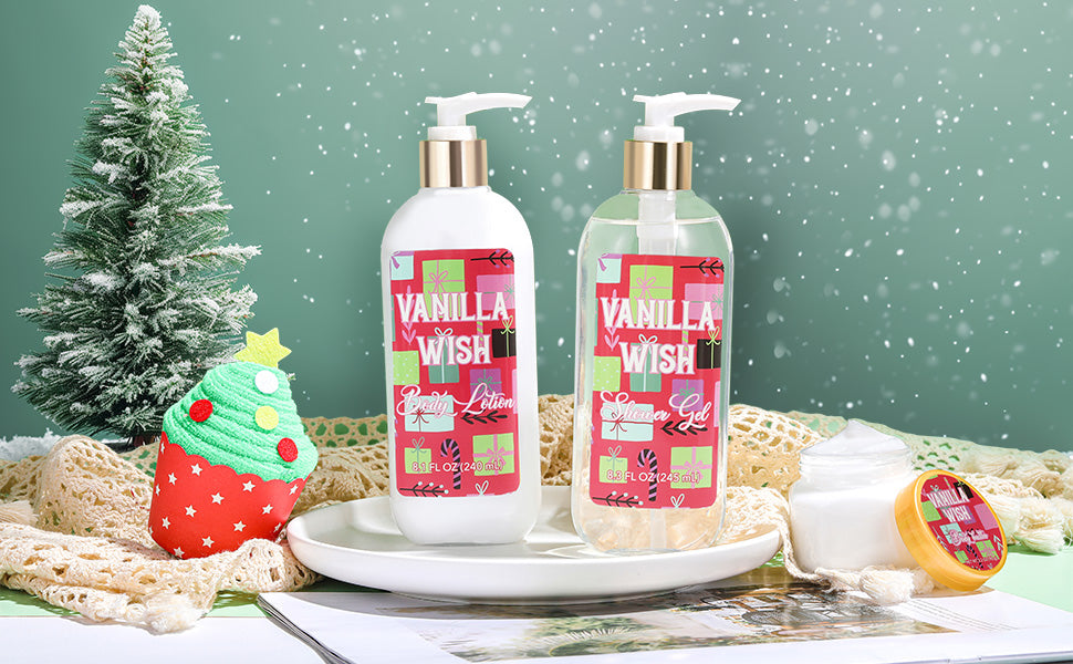 Body & Earth Inc Christmas 5 Pcs Bath Set
