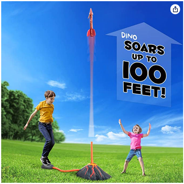 Body & Earth Inc Dinosaur Rocket Launcher Toys for Kids