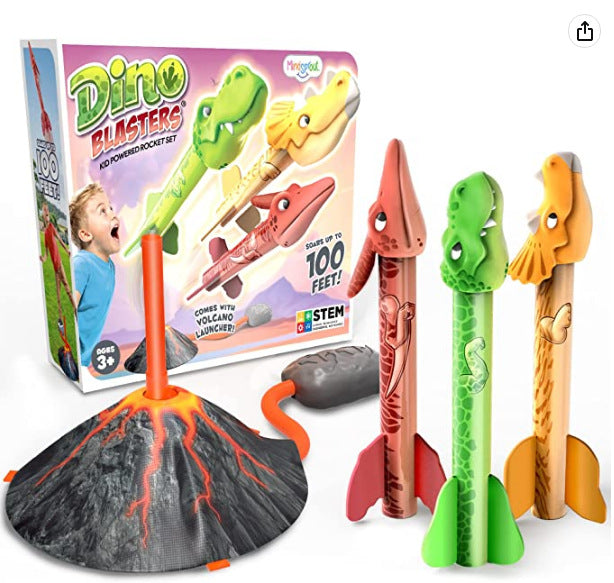 Body & Earth Inc Dinosaur Rocket Launcher Toys for Kids