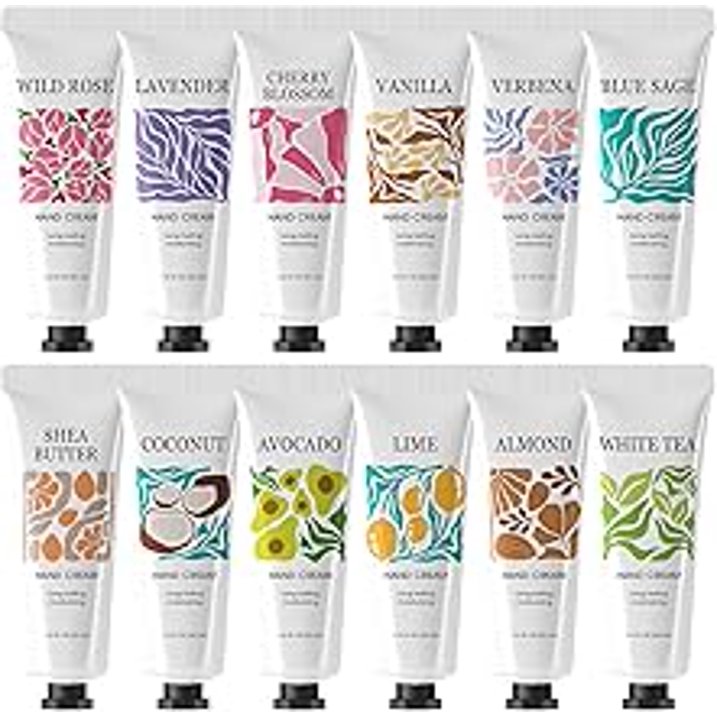 Body & Earth Inc Hand Cream Gift Set, Travel-Size Moisturizer for Dry Hands