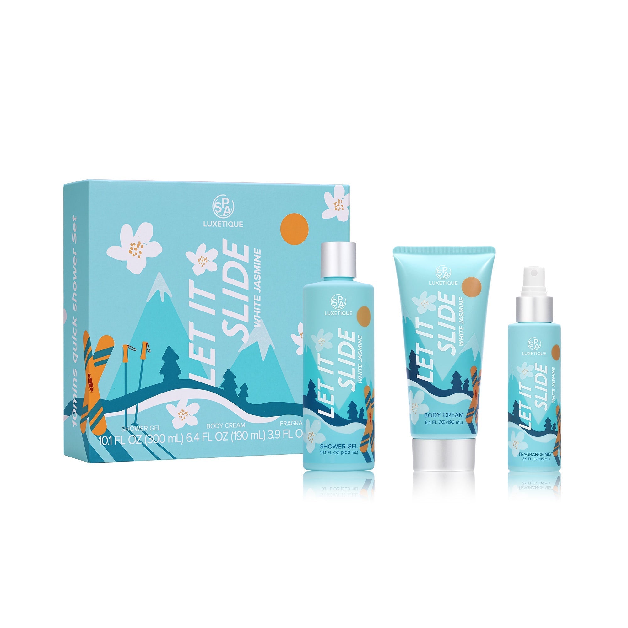 Body & Earth Inc Let It Slide Shower Set