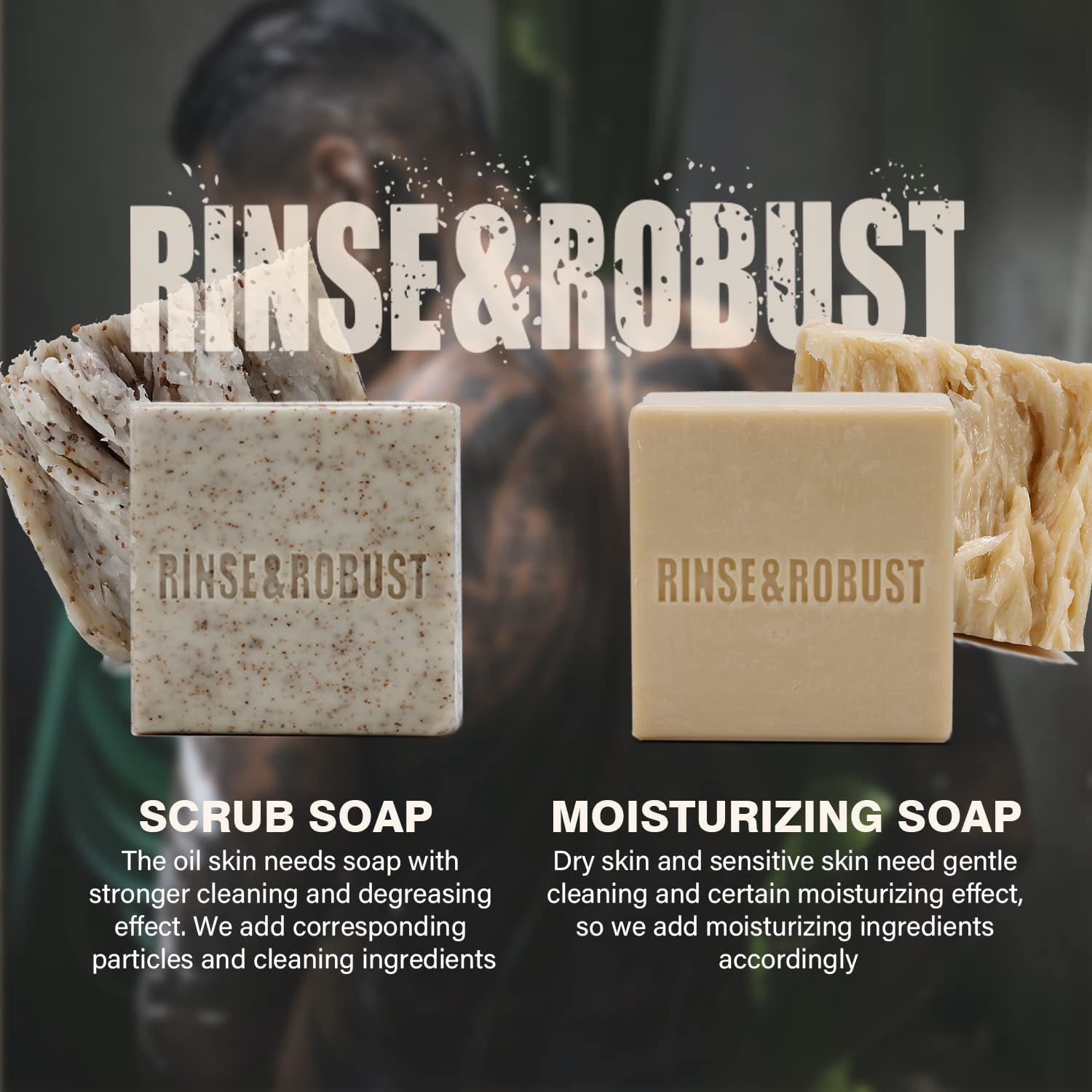 Body & Earth Inc Mens Bar Soap Bath Set- 6Pcs