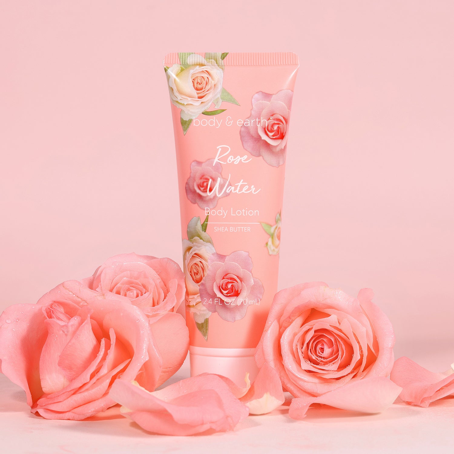 Body & Earth Inc Spa Gift Set Rose Scent Bath Gift for Women