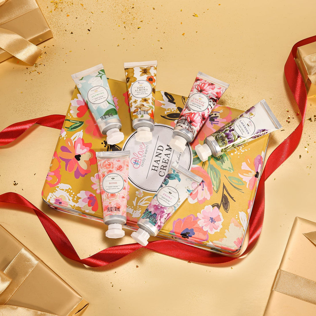 Body & Earth Love Hand Lotion Set Shea Butter Moisturize Hand Cream