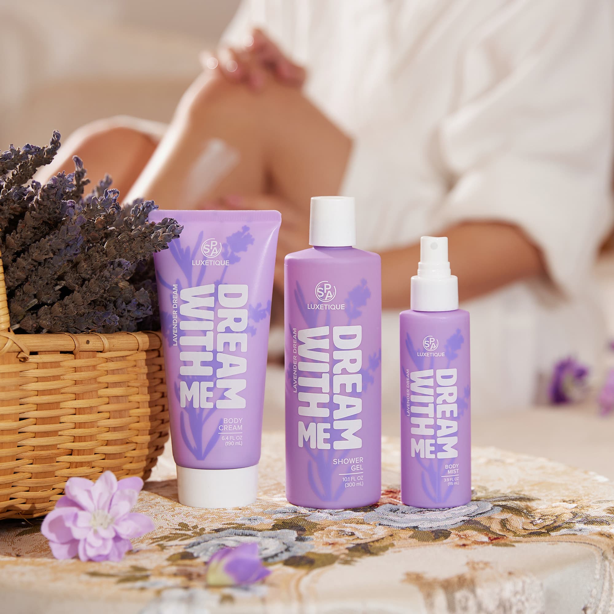 Spa Luxetique Baby Care Dream With Me Shower Set