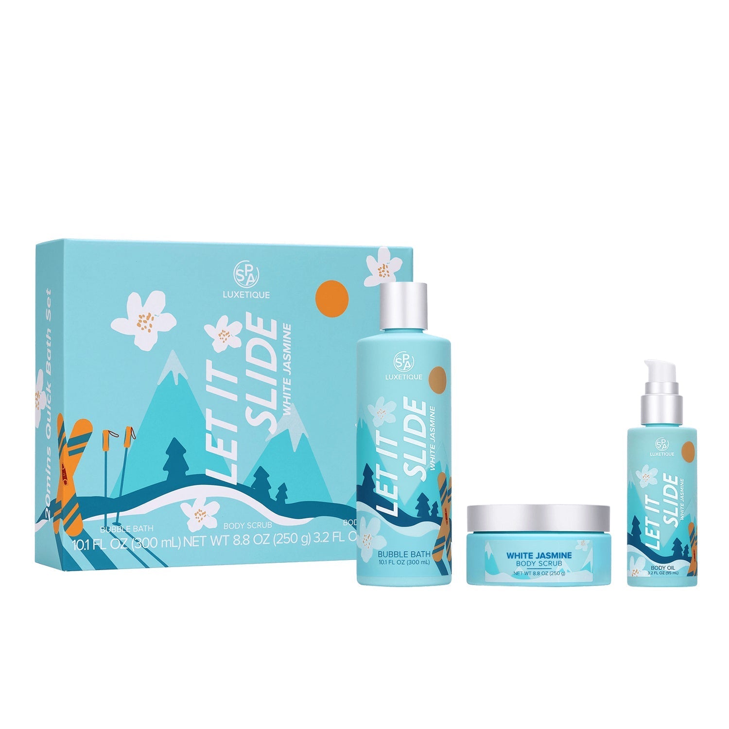 Spa Luxetique Bath Sets Let It Slide Bath Set