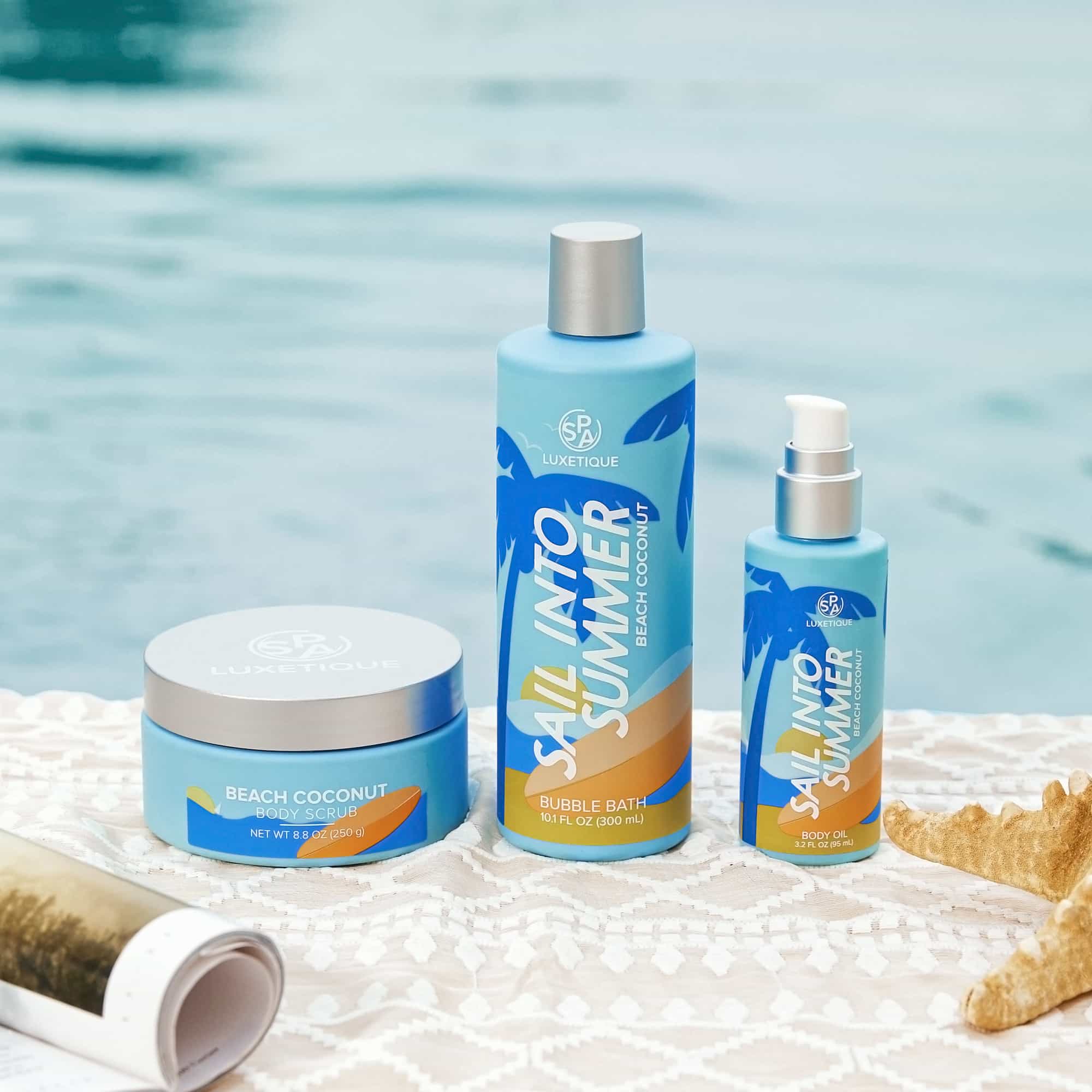 Spa Luxetique Sail Into Summer Bath Set