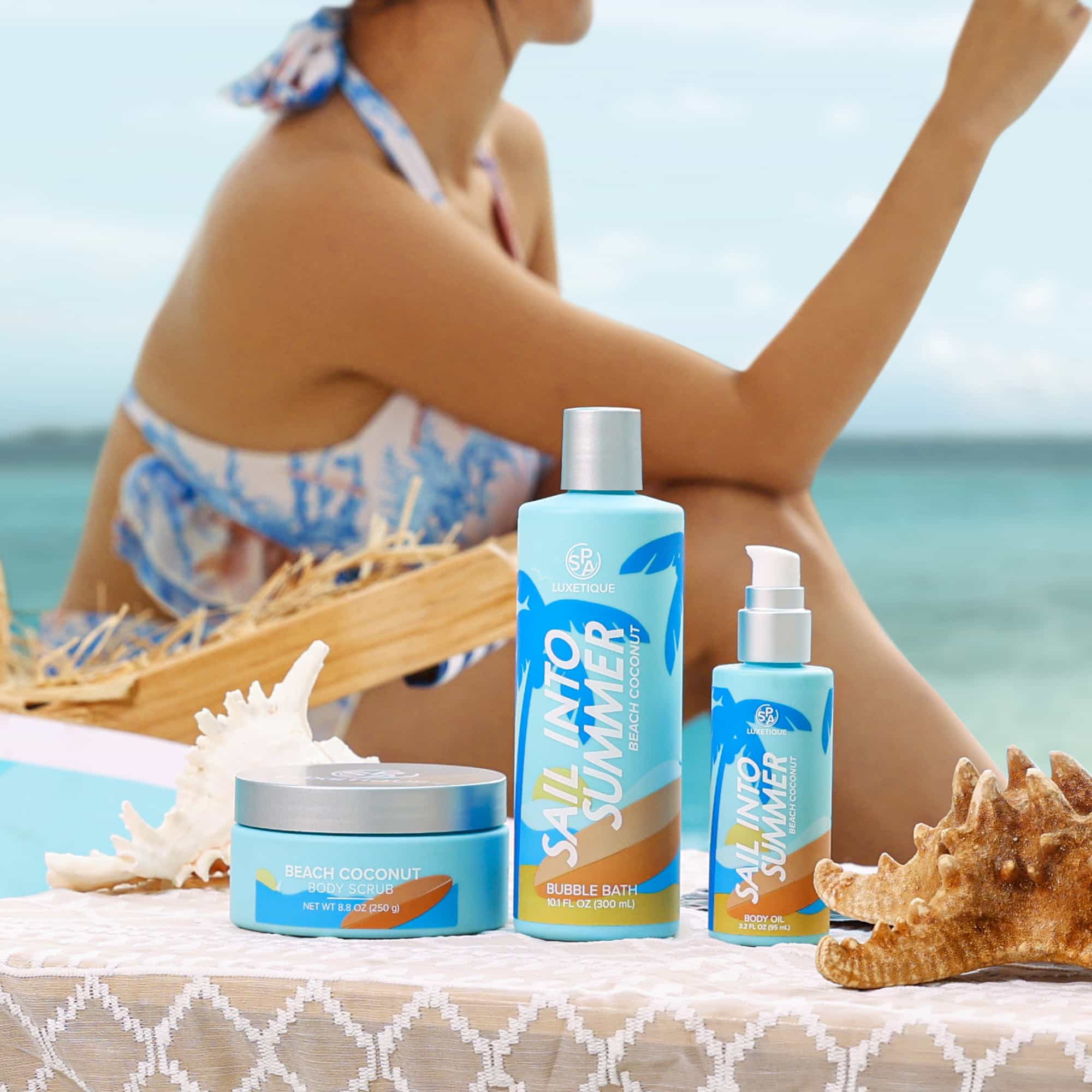 Spa Luxetique Sail Into Summer Bath Set