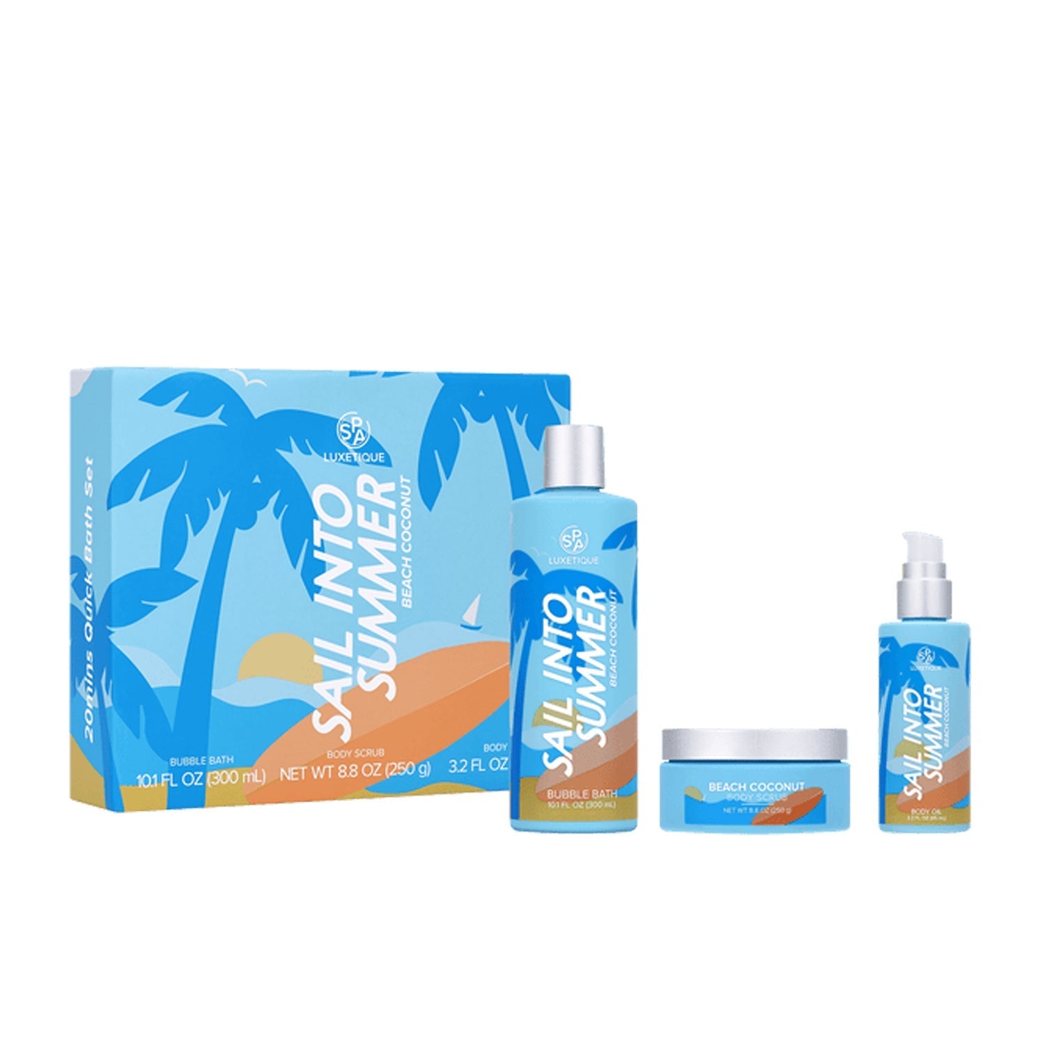 Spa Luxetique Sail Into Summer Bath Set