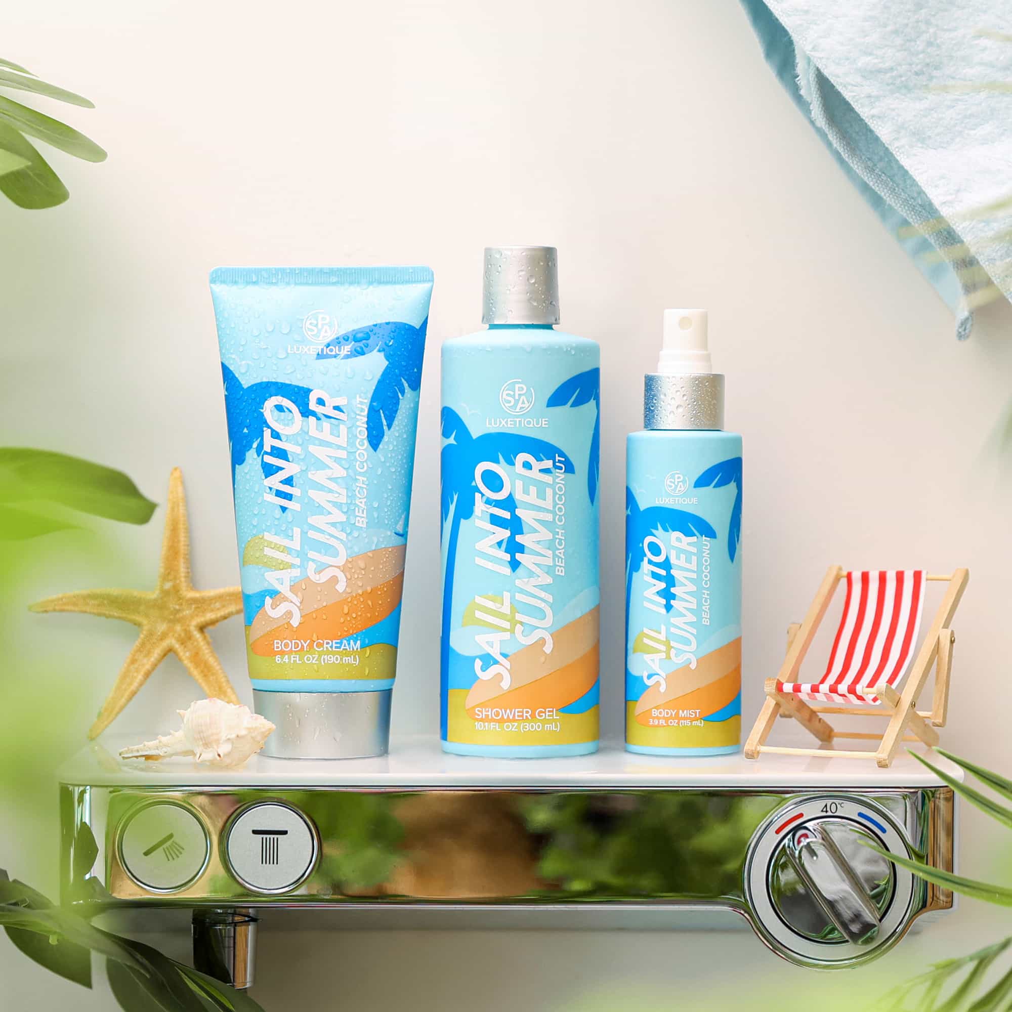 Spa Luxetique Sail Into Summer Shower Set