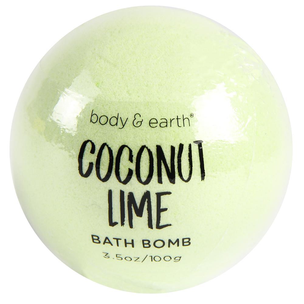 Body & Earth Bath Bomb Coconut Lime Bath Bombs Set-*10pcs