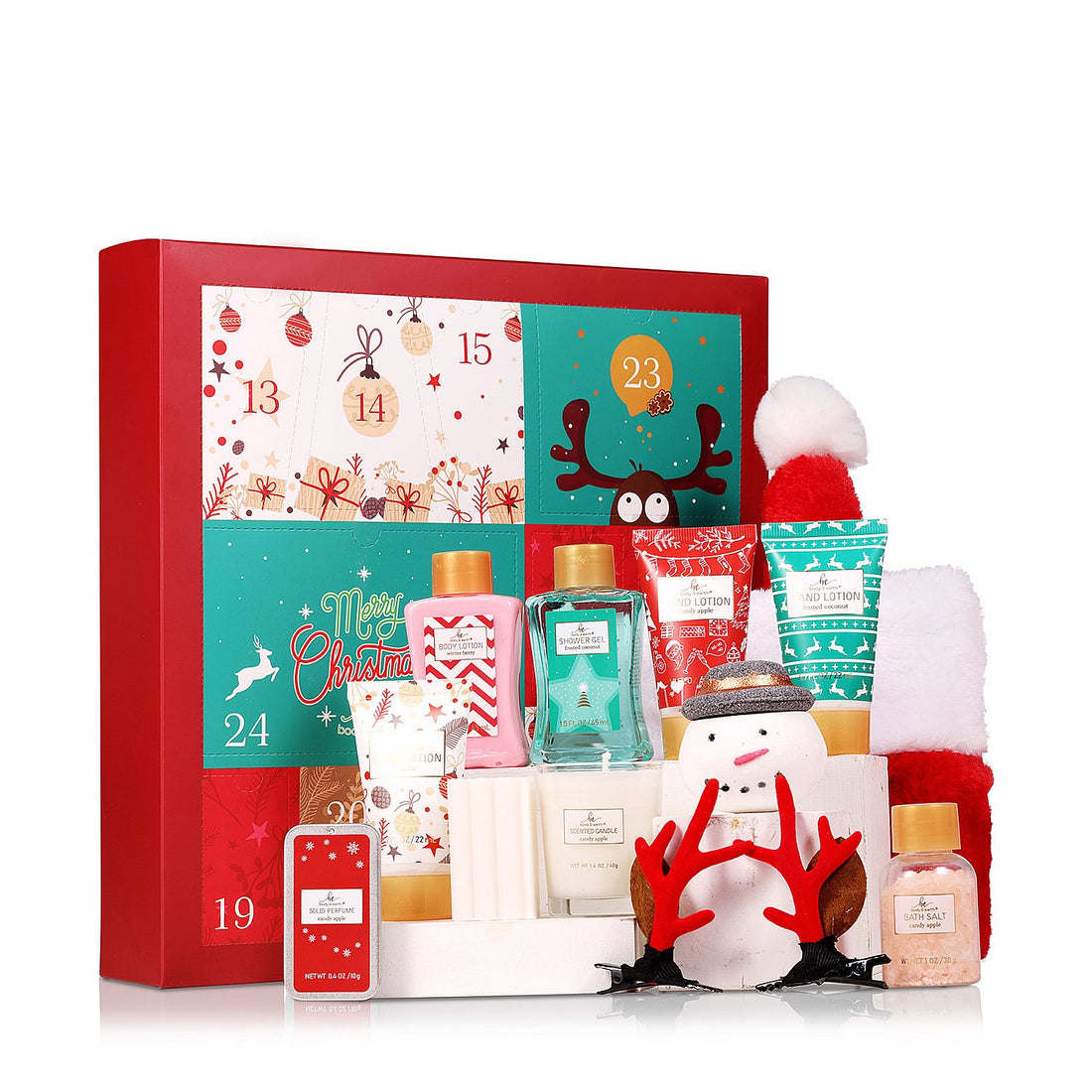 Body & Earth Gift Sets 12pc Advent Calendar Spa Sets