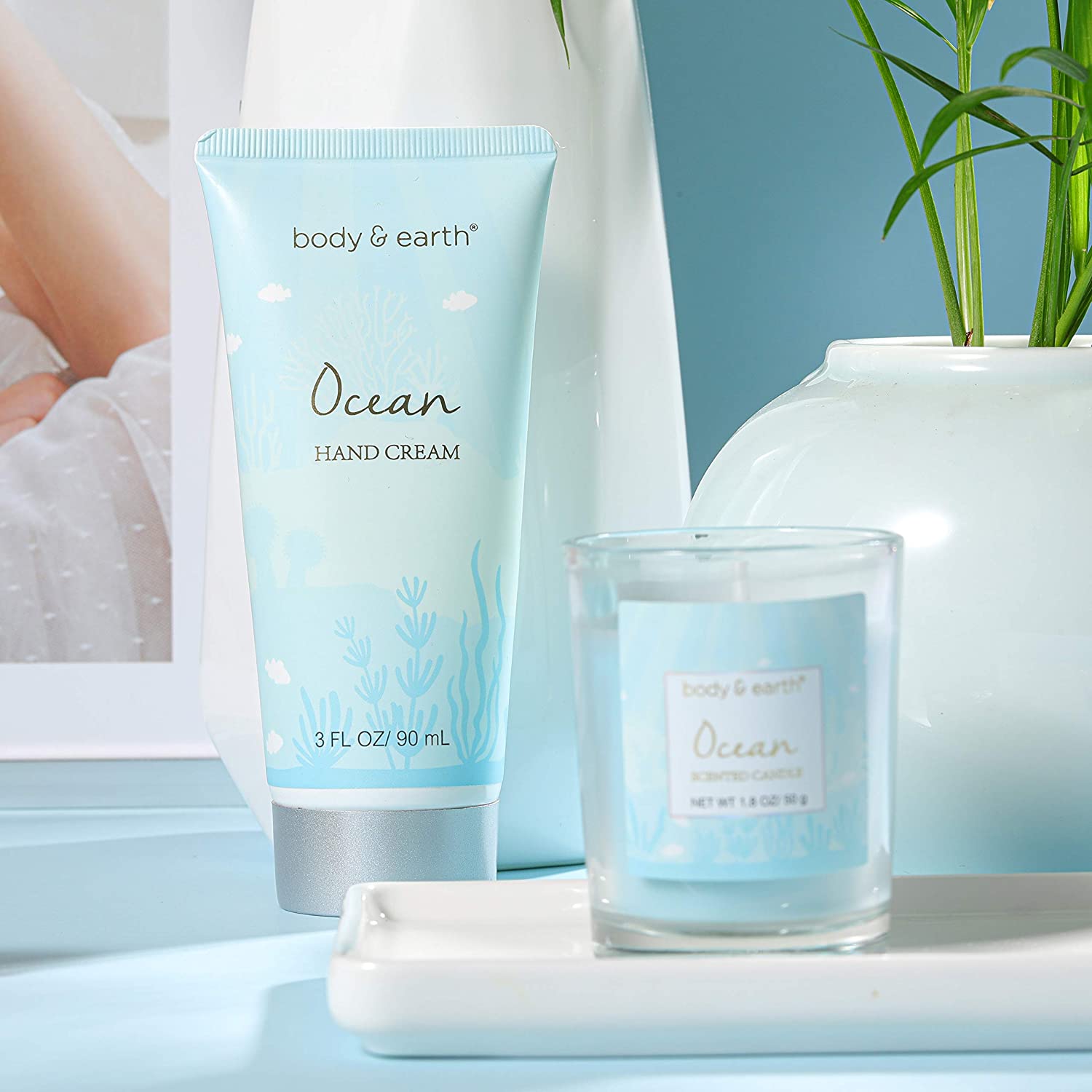 Body & Earth Gift Sets Ocean Spa Gift Set, 5pcs
