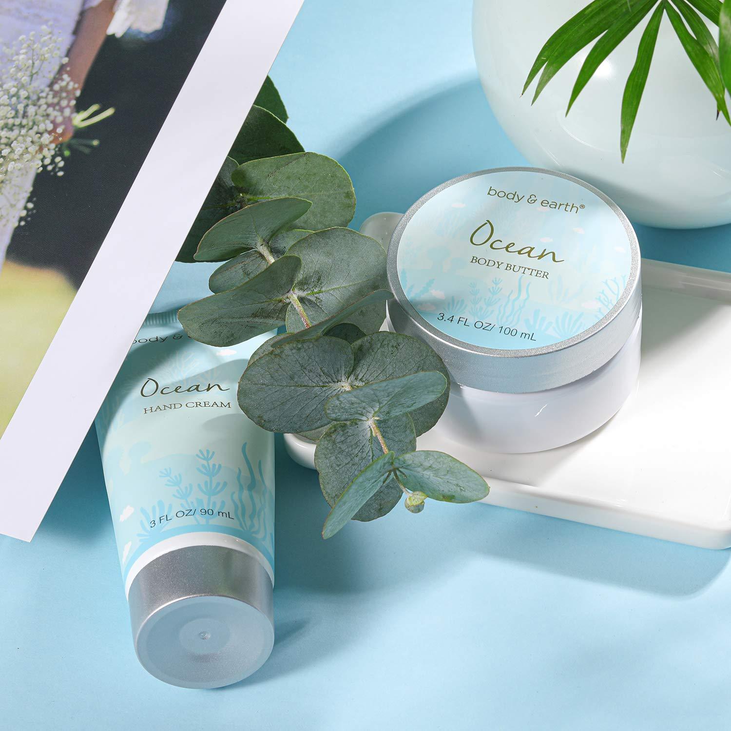 Body & Earth Gift Sets Ocean Spa Gift Set, 5pcs