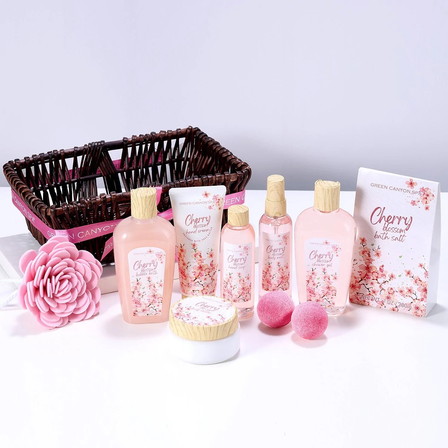 Body & Earth Inc Cherry Blossom Spa Gift Set-