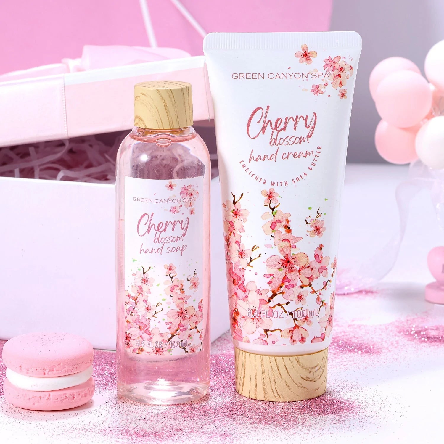 Body & Earth Inc Cherry Blossom Spa Gift Set-