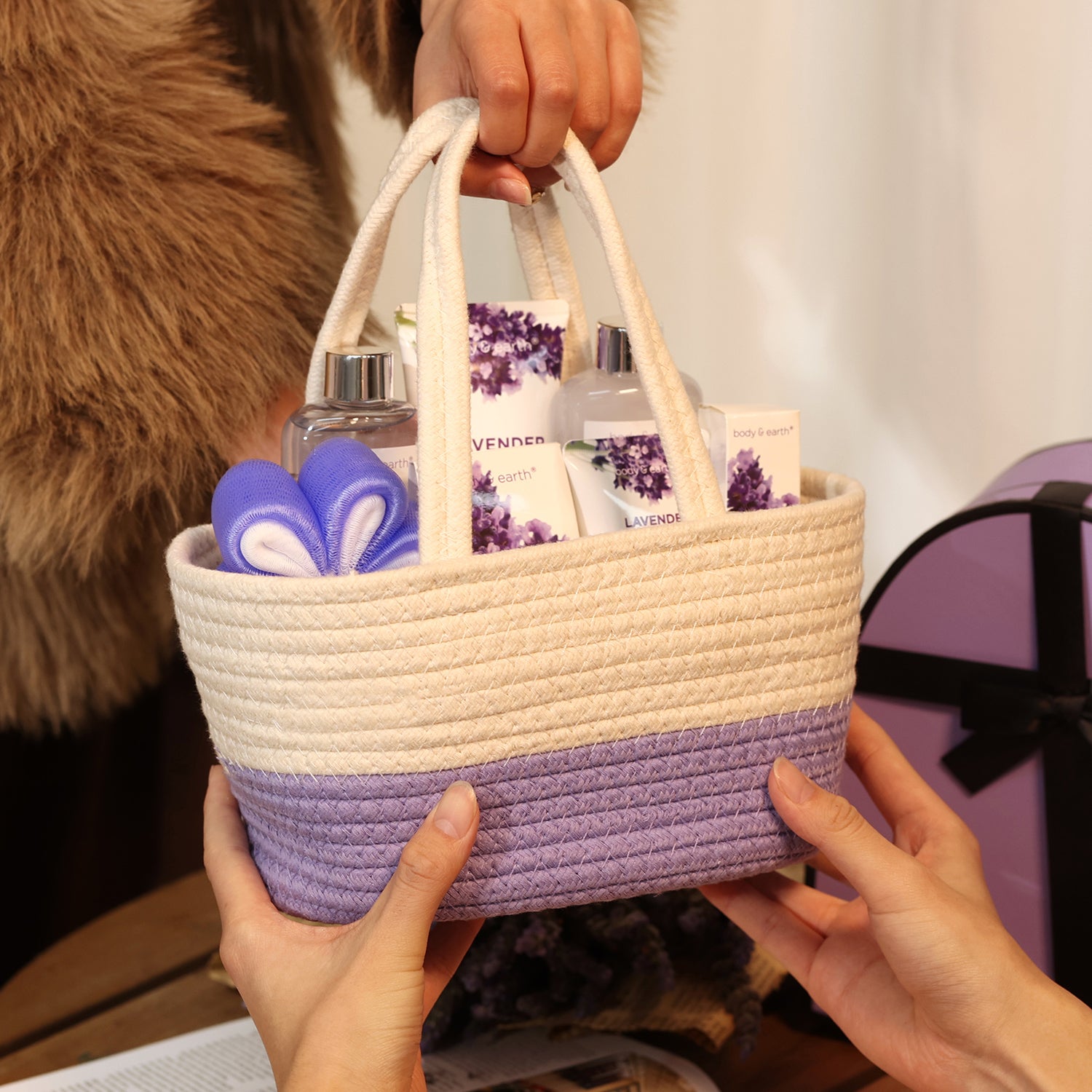 Body & Earth Inc Gift Sets Lavender Spa Gift Basket
