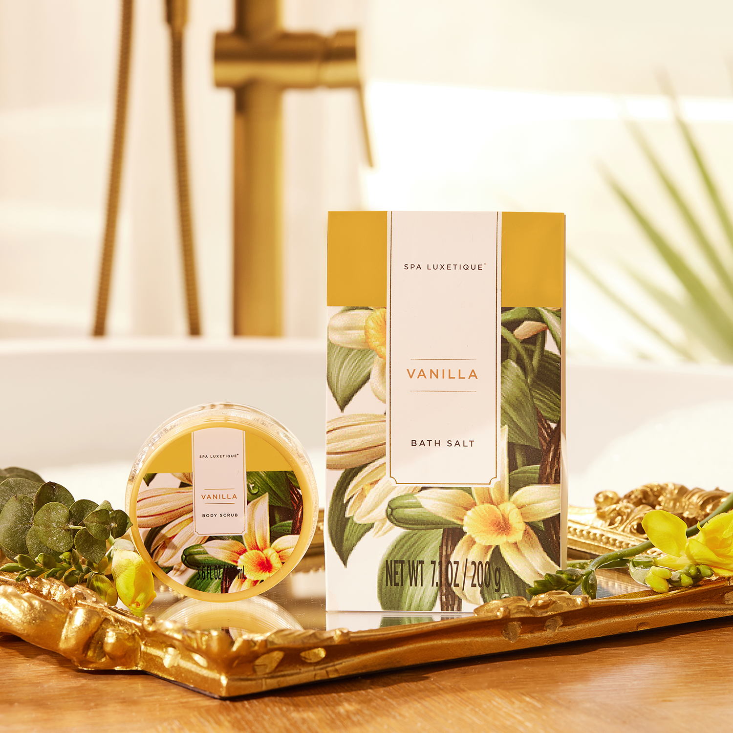 Body & Earth Inc Gift Sets Vanilla Bath&Shower Basket Gift Set