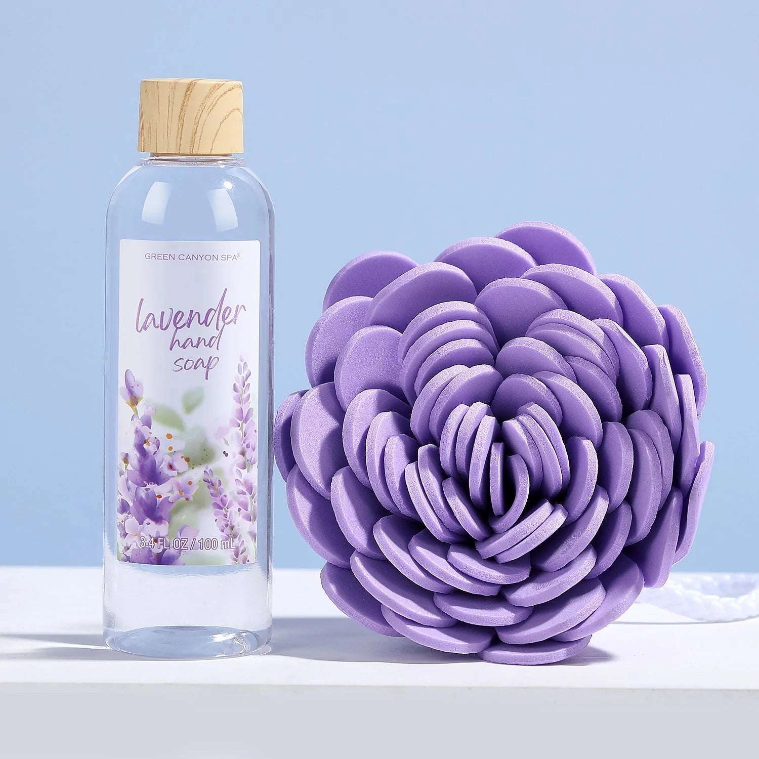 Body & Earth Inc Lavender Bath Gift Basket Set-