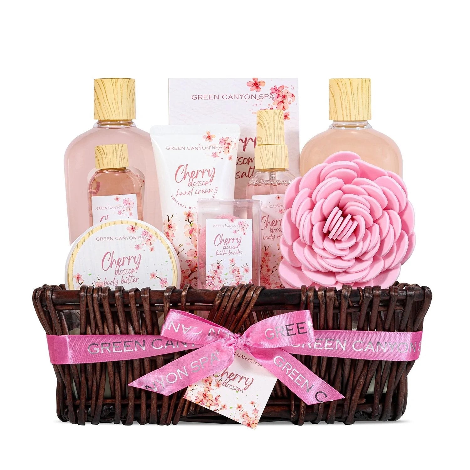 Body & Earth Inc Lavender Bath Gift Basket Set-