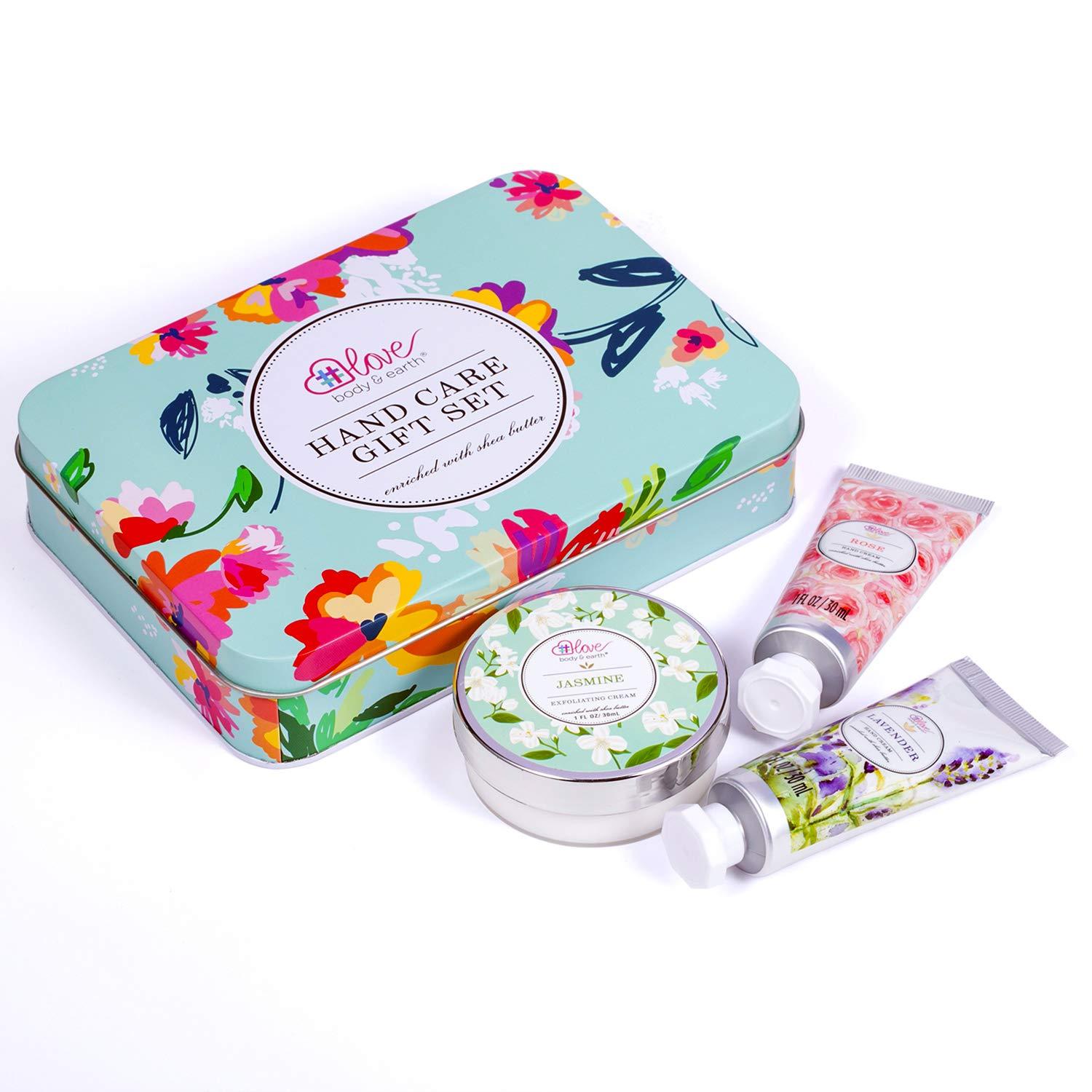 Body & Earth Love Gift Sets Flower Bush Hand Care Trio