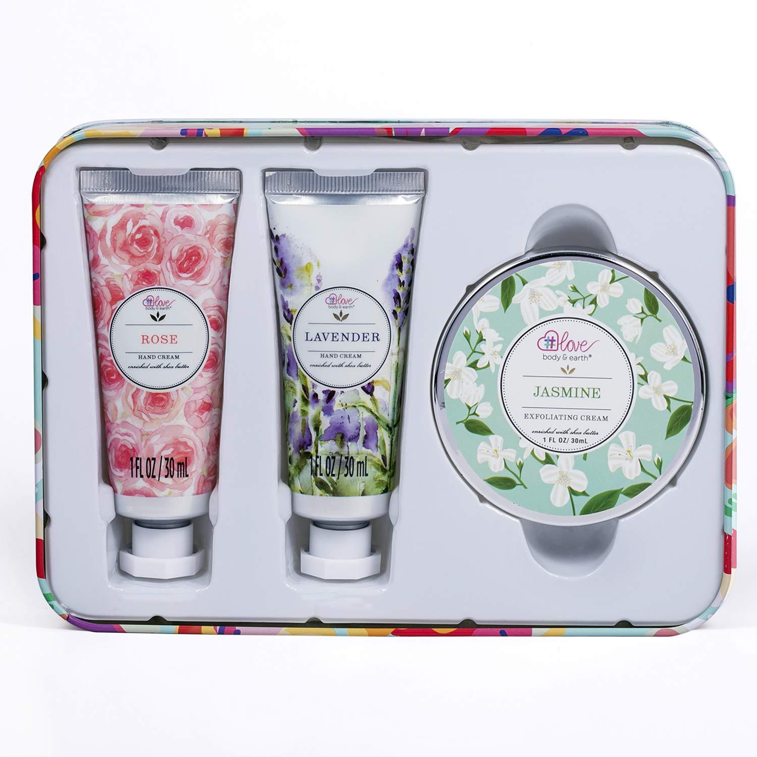 Body & Earth Love Gift Sets Flower Bush Hand Care Trio