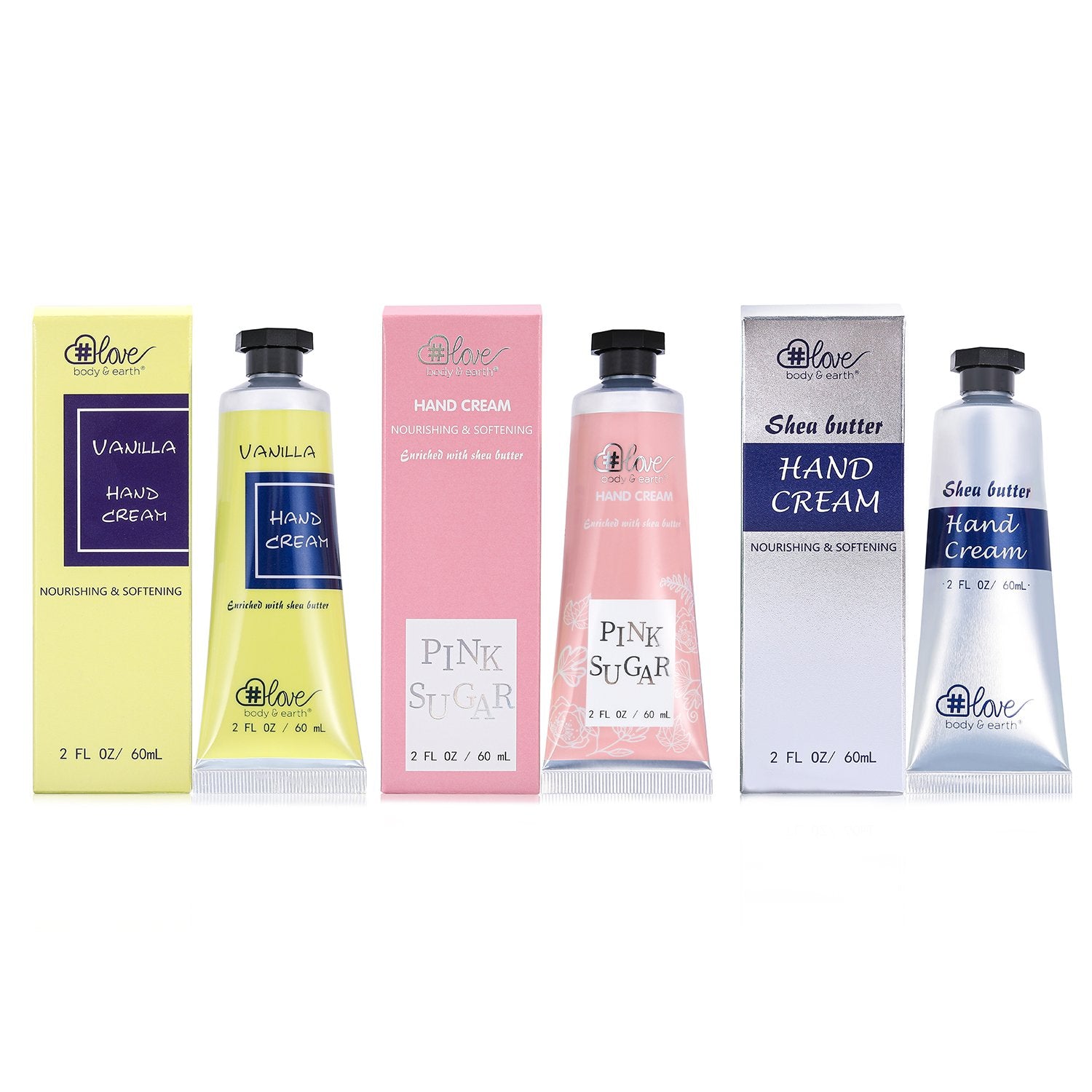 Body & Earth Love Gift Sets Meteor Hand Cream Trio