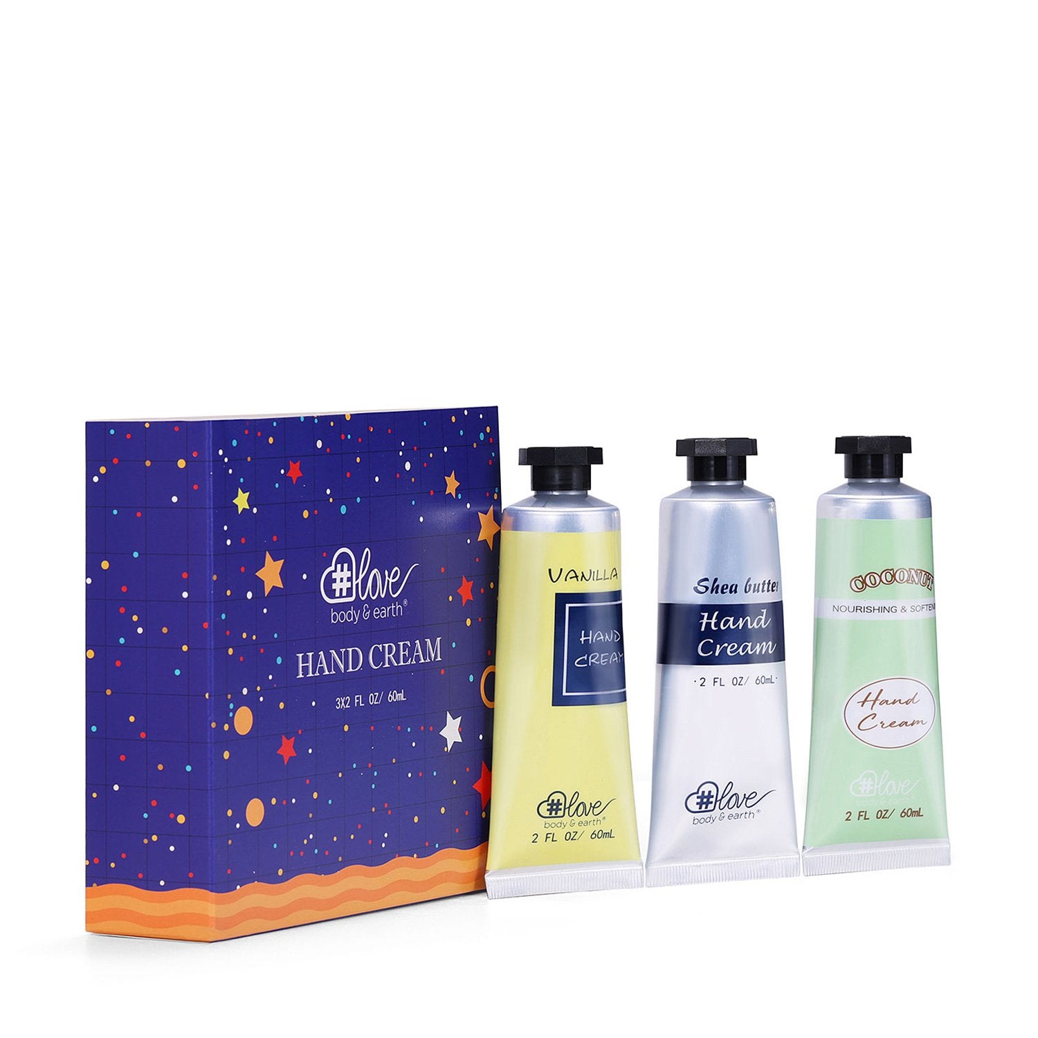 Body & Earth Love Gift Sets Starry Sky Hand Cream Trio