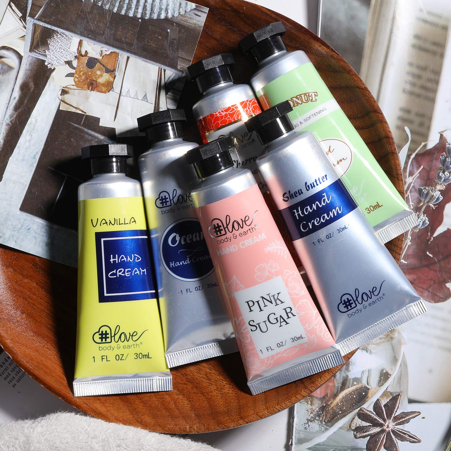 Body & Earth Love Gift Sets Vitality Hand Cream Set 6pcs