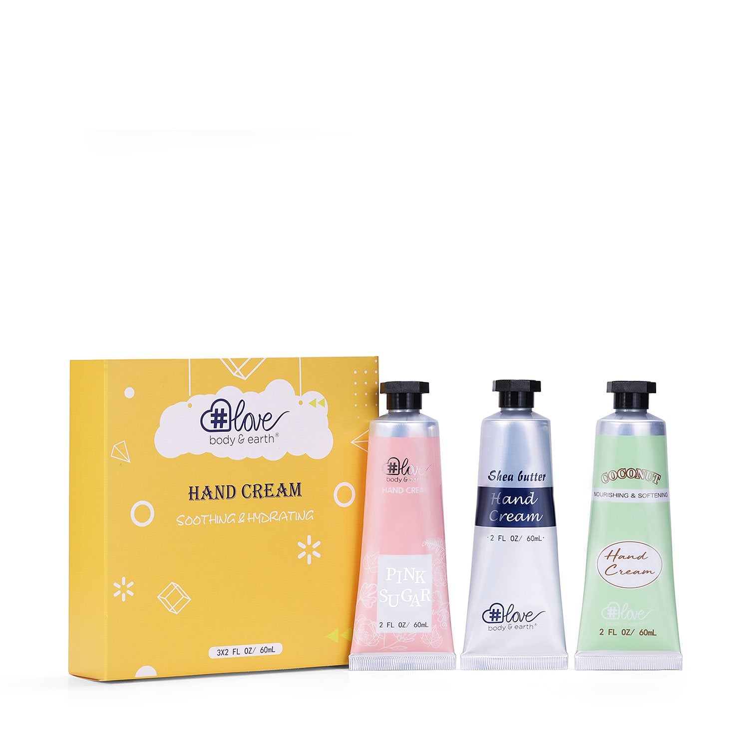 Body & Earth Love Gift Sets Vitality Hand Cream Trio