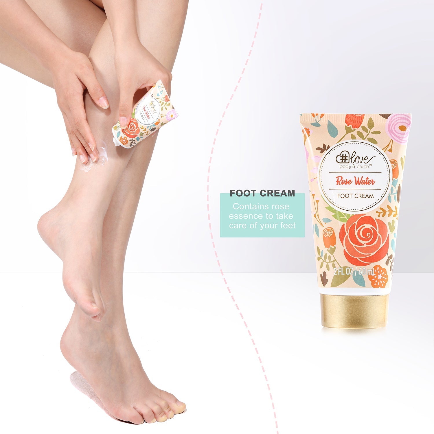 Body & Earth Love Hand Cream 4pcs Lotion Gift Set For Women