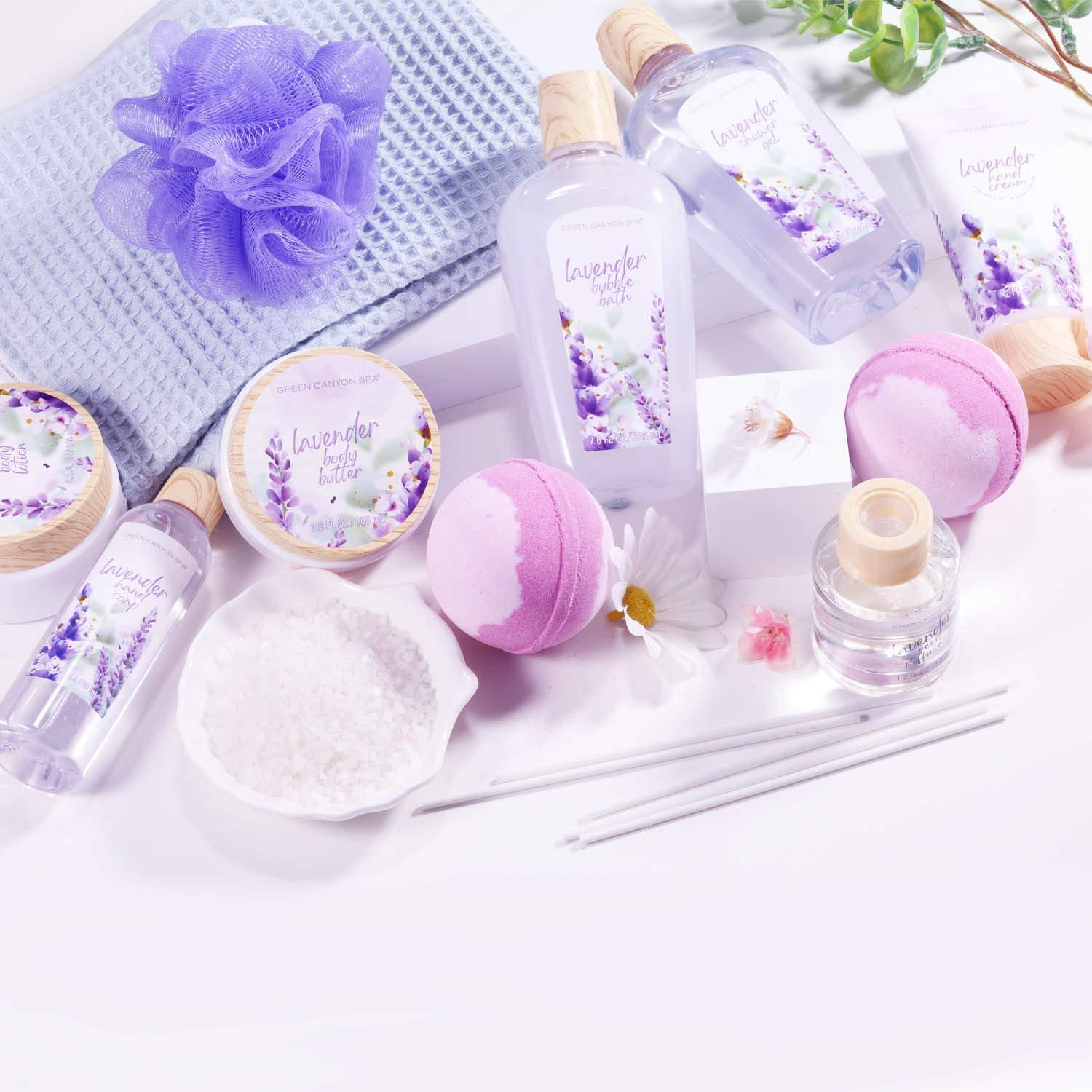 Green Canyon Spa Gift Sets Lavender Bath Set