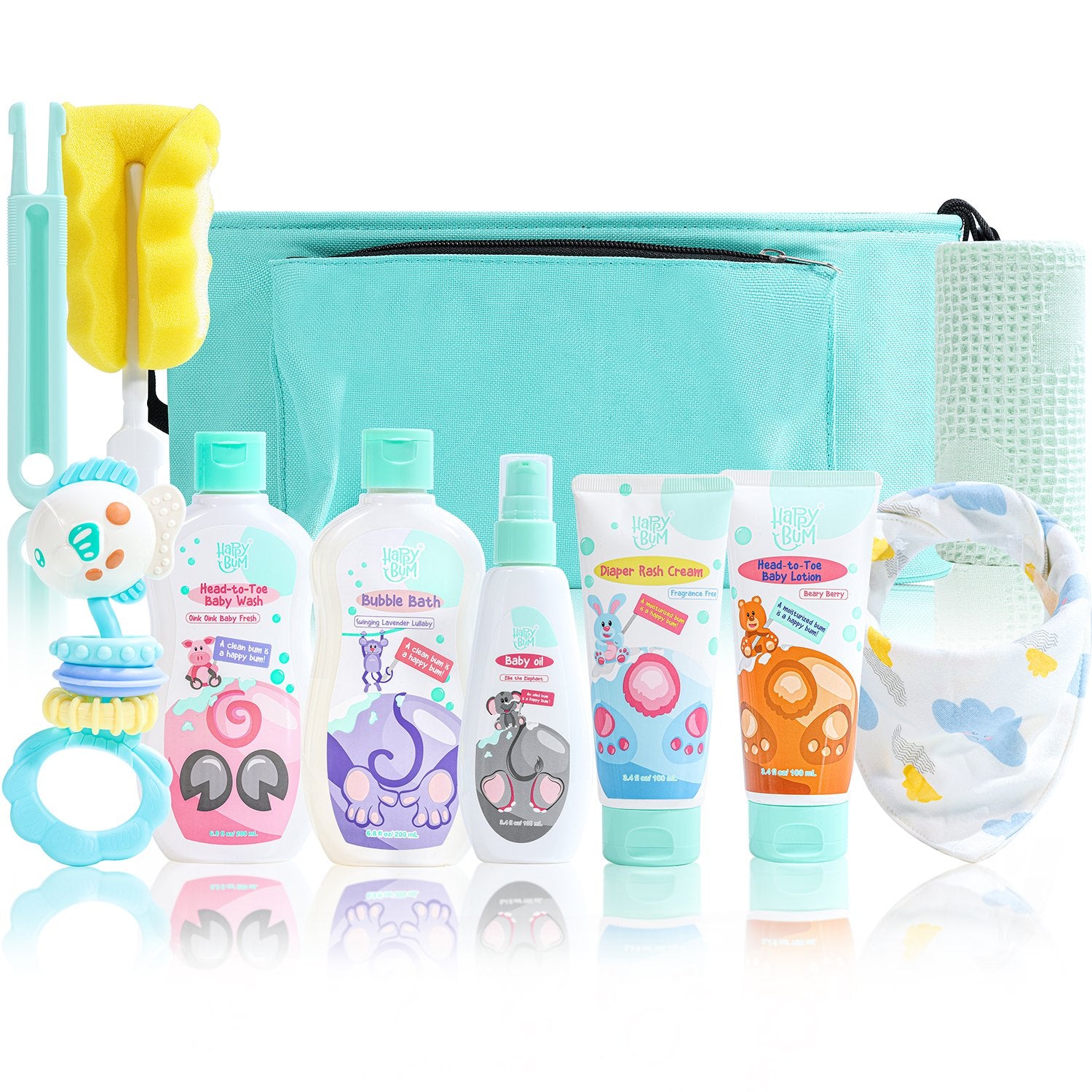 Happy Bum Baby Care Baby Wash Basket Gift Set