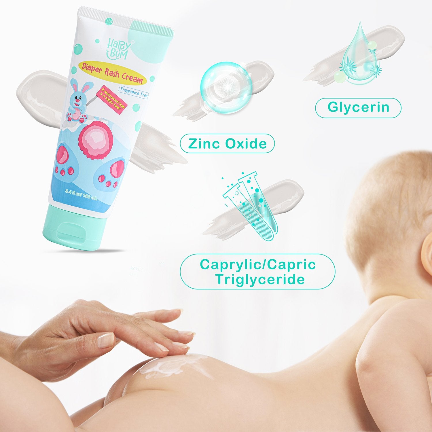 Happy Bum Baby Care Baby Wash Basket Gift Set