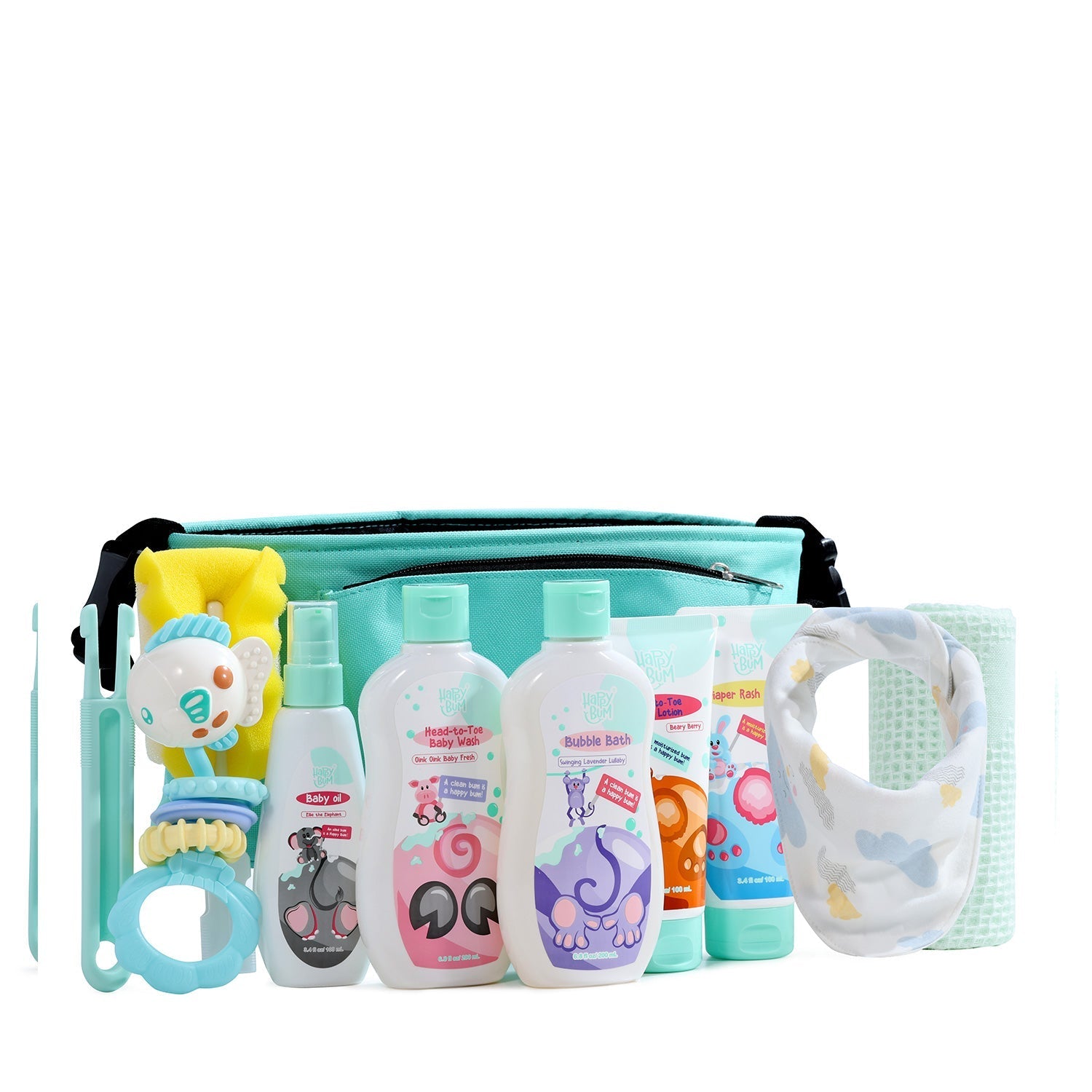 Happy Bum Baby Care Baby Wash Basket Gift Set