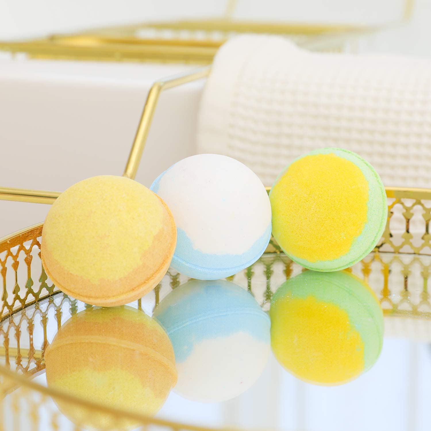 Spa Luxetique Bath Sets Colorful Bath Bombs Gift Set